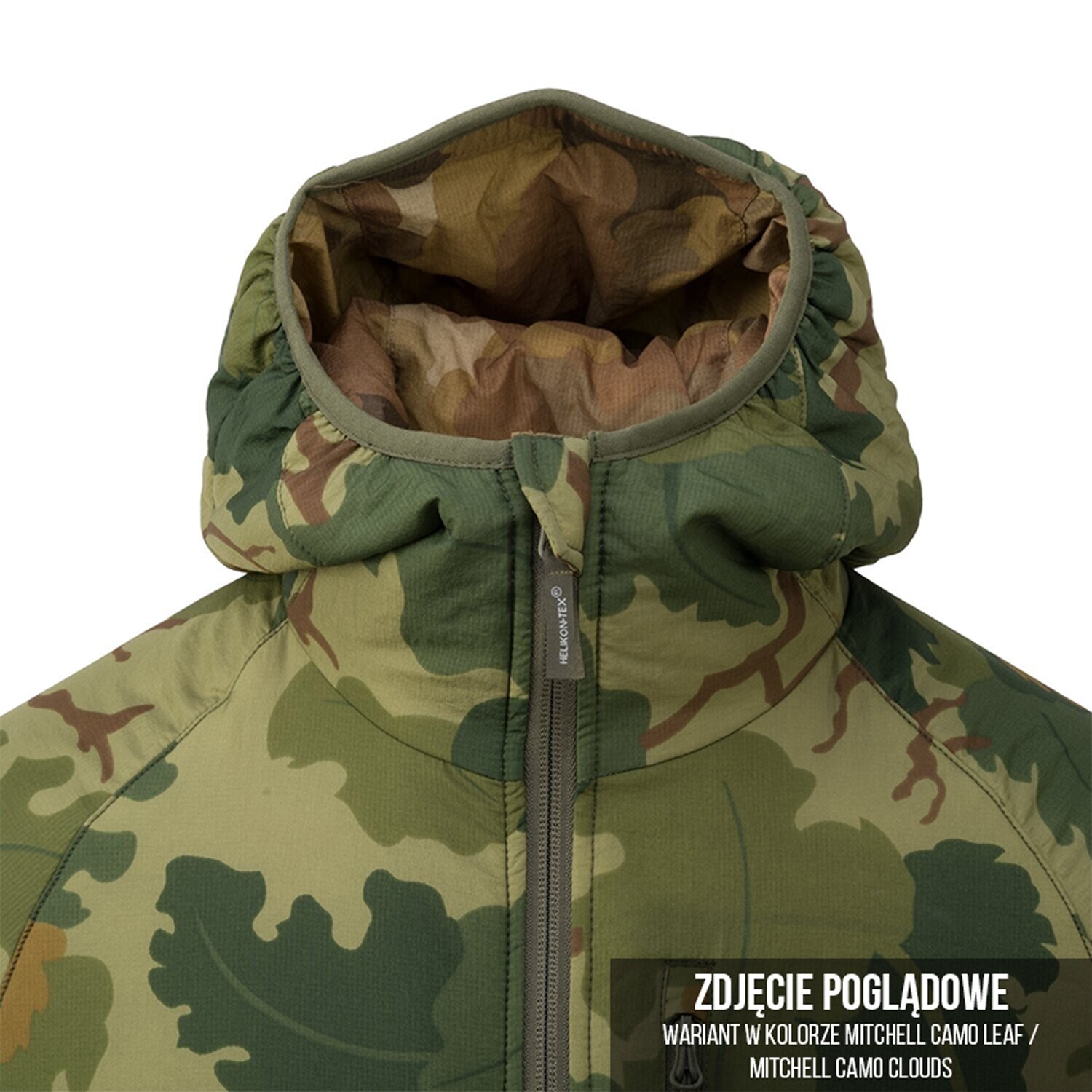 Giacca reversibile Helikon-Tex Wolfhound Hoodie - PenCott WildWood/PenCott Snowdrift