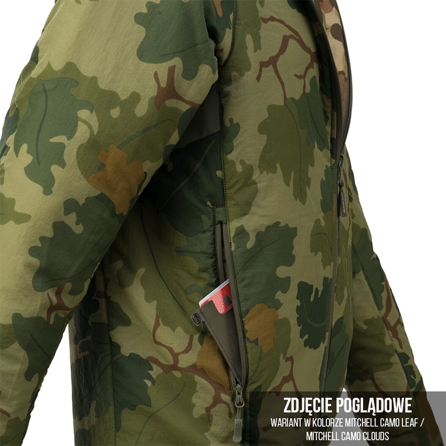 Giacca reversibile Helikon-Tex Wolfhound Hoodie - PenCott WildWood/PenCott Snowdrift