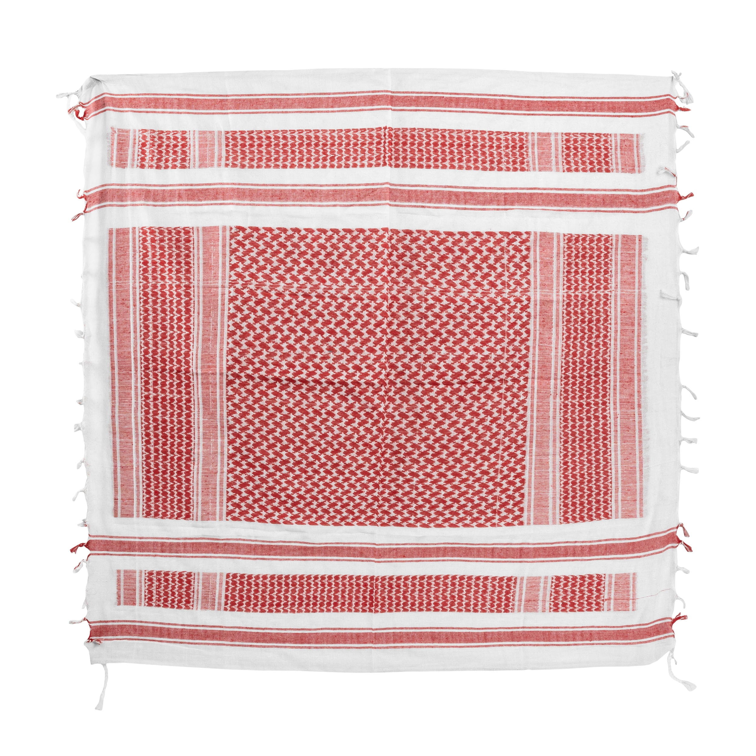 Kefiah Mil-Tec - White/Red
