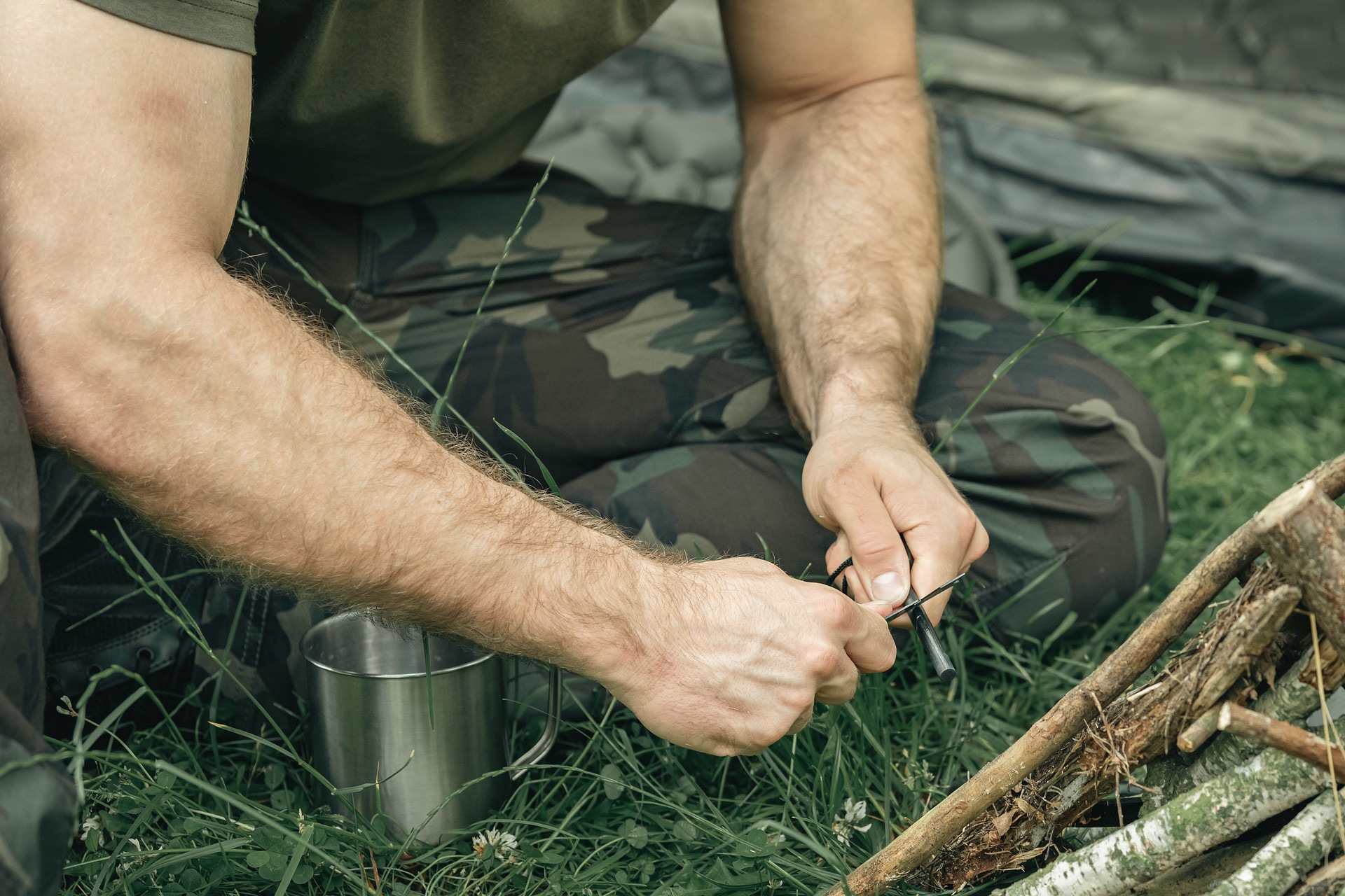 Acciarino Badger Outdoor Fire Rod