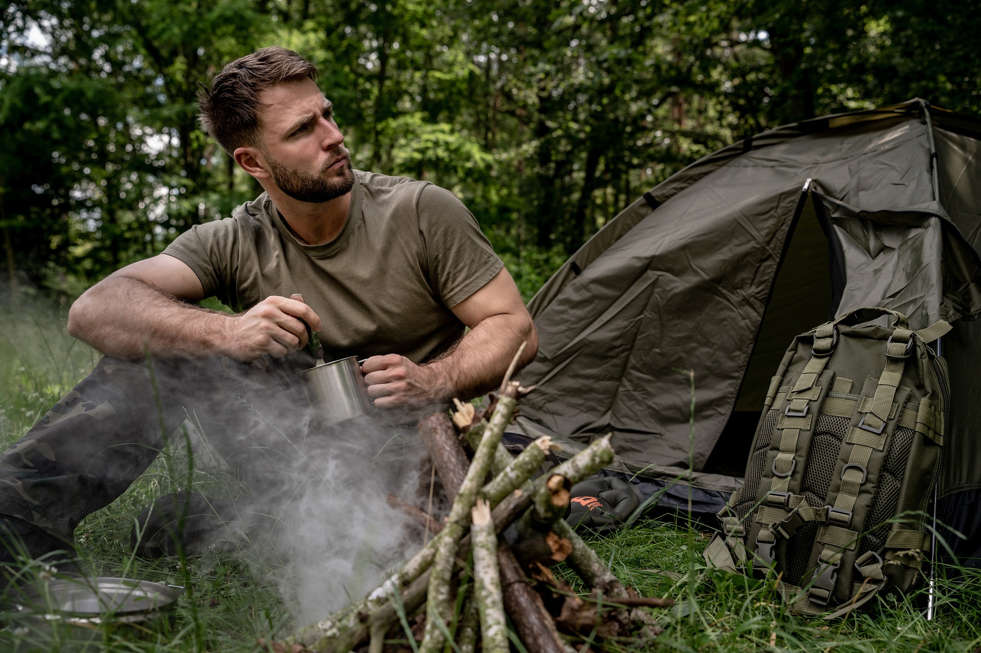 Zaino Badger Outdoor Recon 25 l - Olive