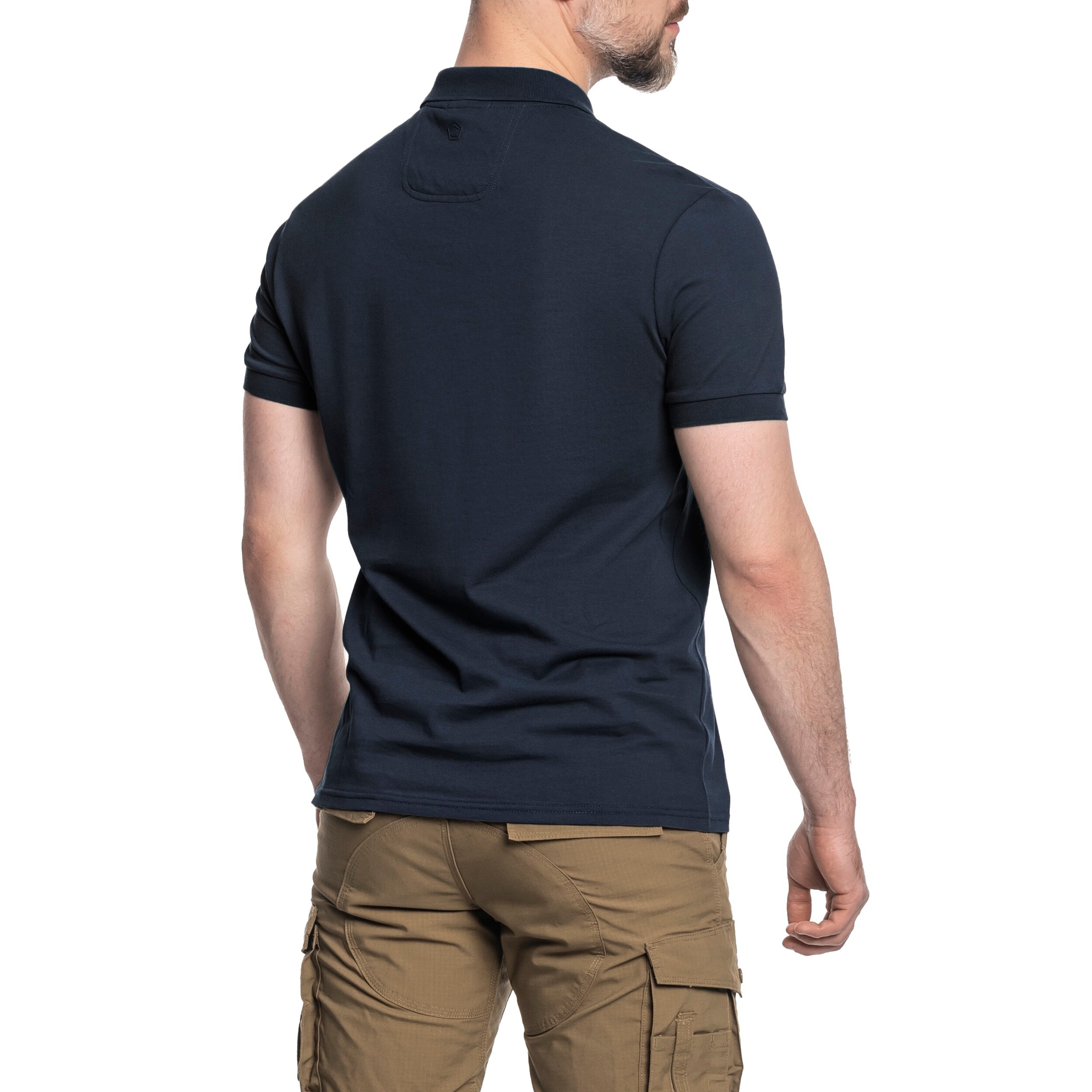 Polo Pentagon Moth Piquet - Midnight Blue