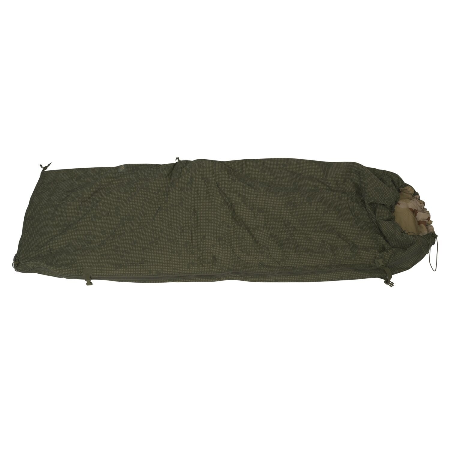 Poncho bifacciale Helikon-Tex Swagman Roll con funzione sacco a pelo - Desert Night Camo/US Desert