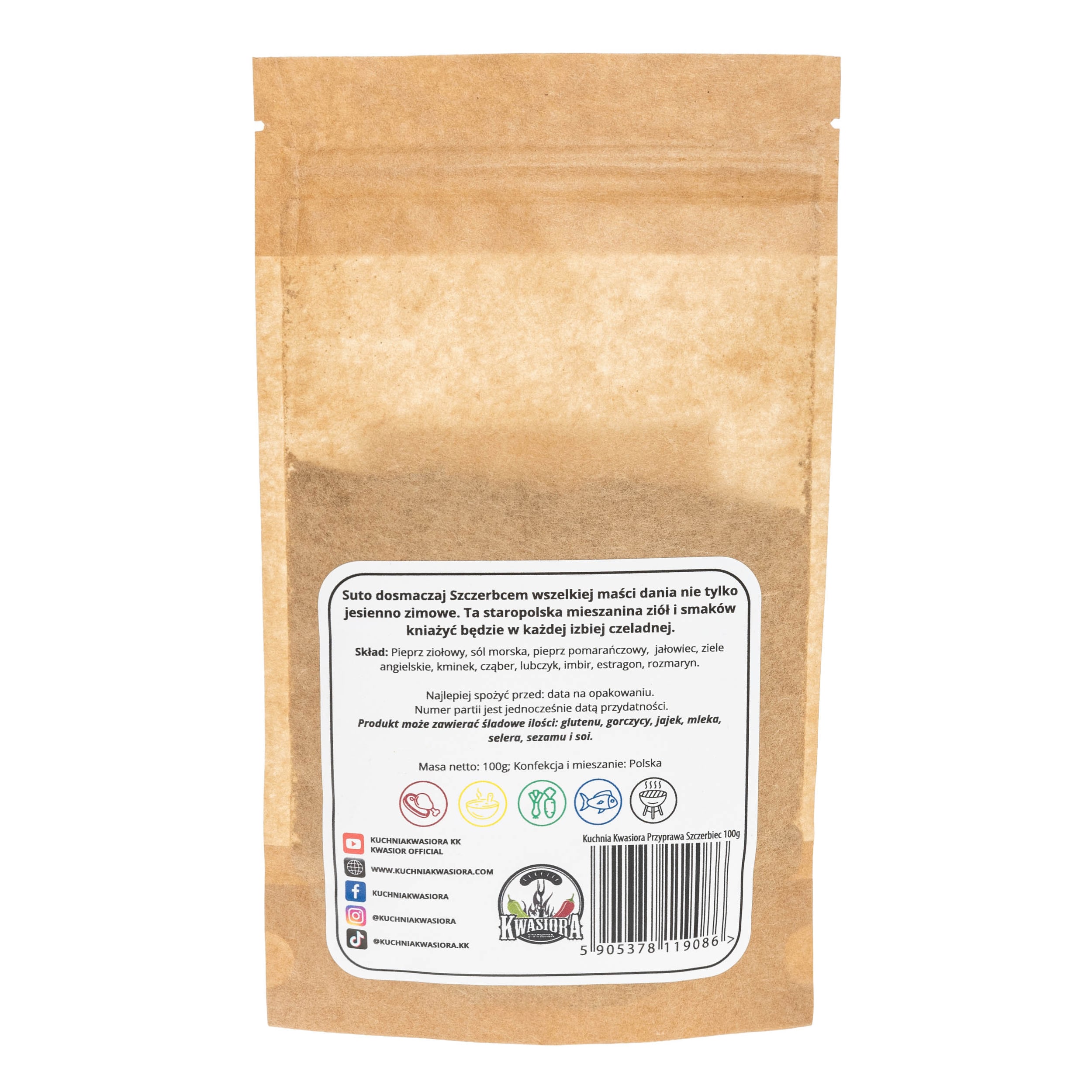 Spezie Kuchnia Kwasiora Szczerbiec 100 g