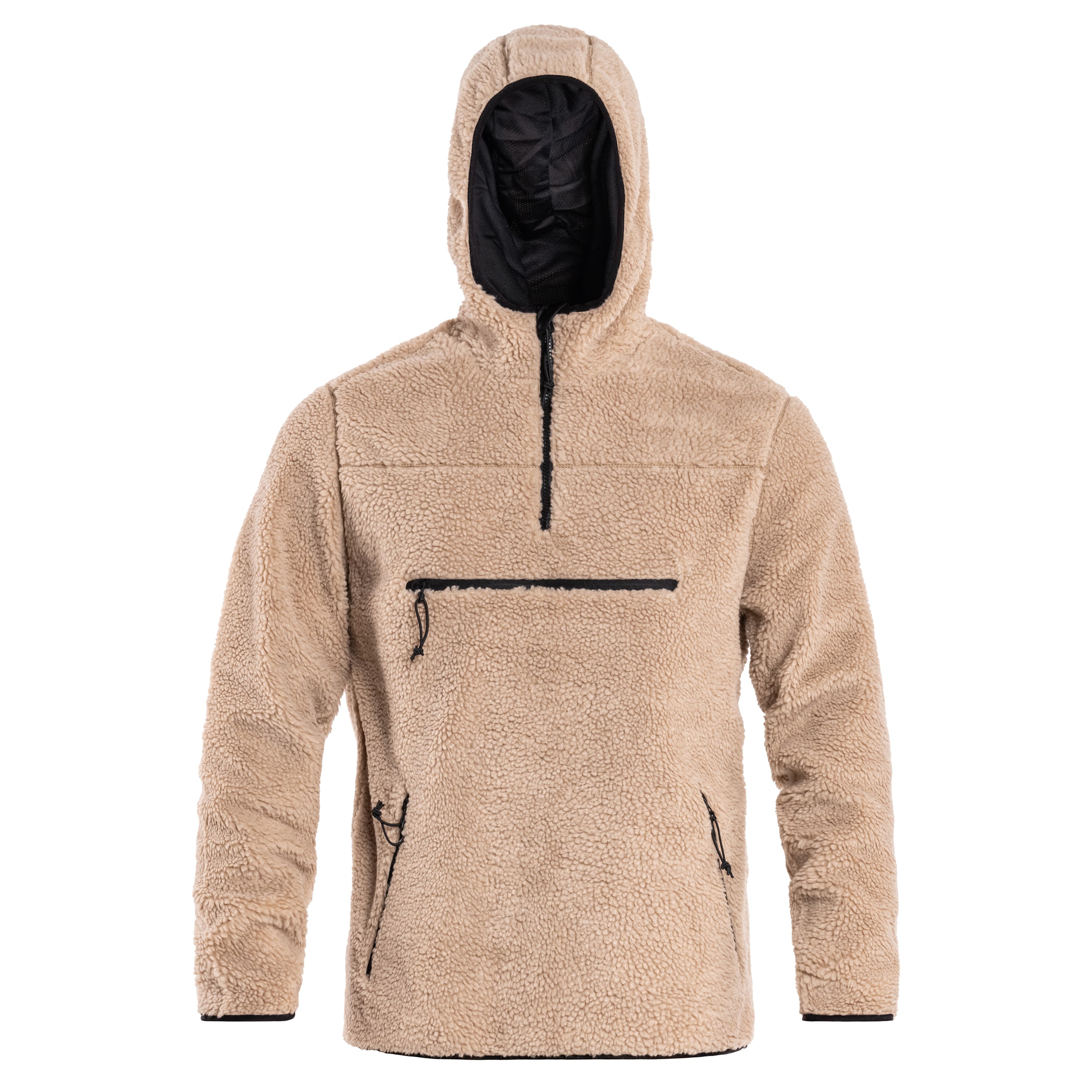 Pullover in pile Brandit Teddyfleece Worker - Coyote