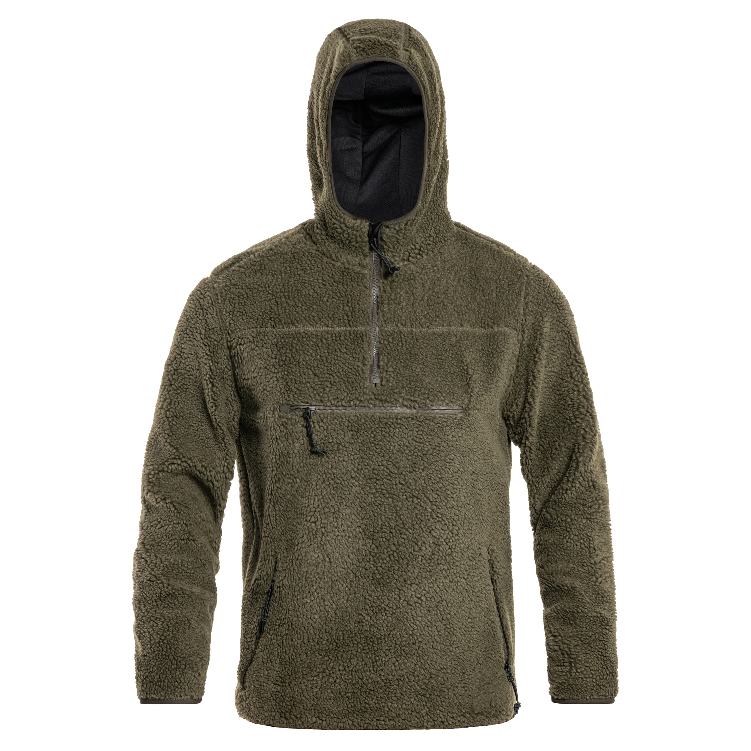 Pile Brandit Teddyfleece Worker Pullover - Olive