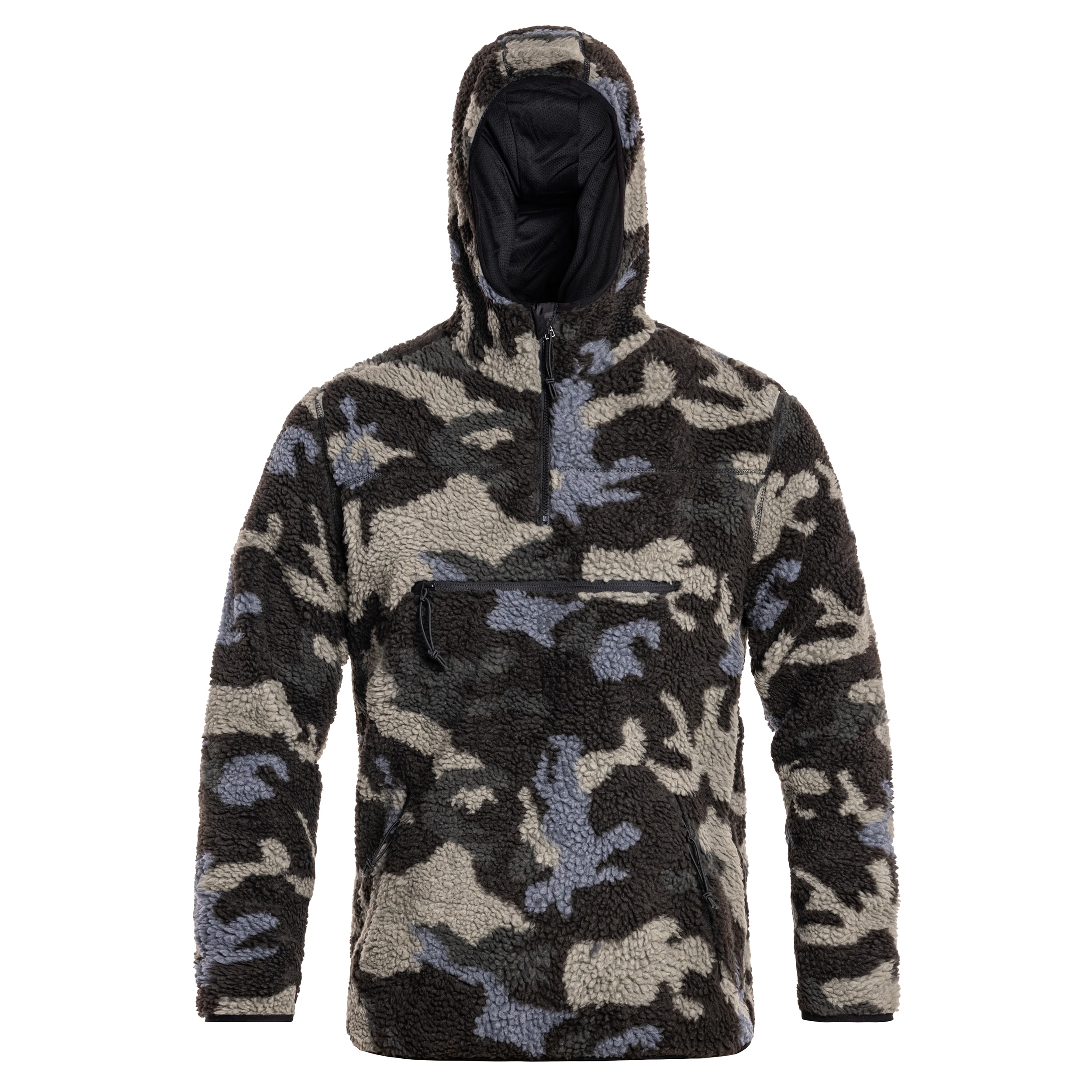 Pile Brandit Teddyfleece Worker Pullover - Dark Camo