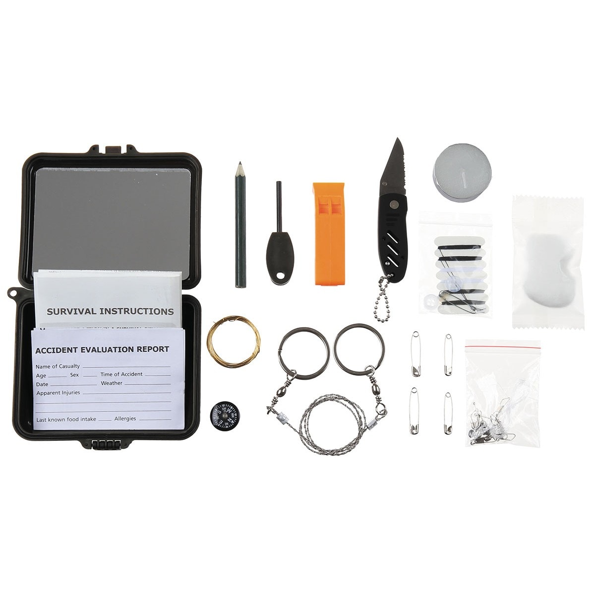 Kit di sopravvivenza MFH Combat Survival - OD Green