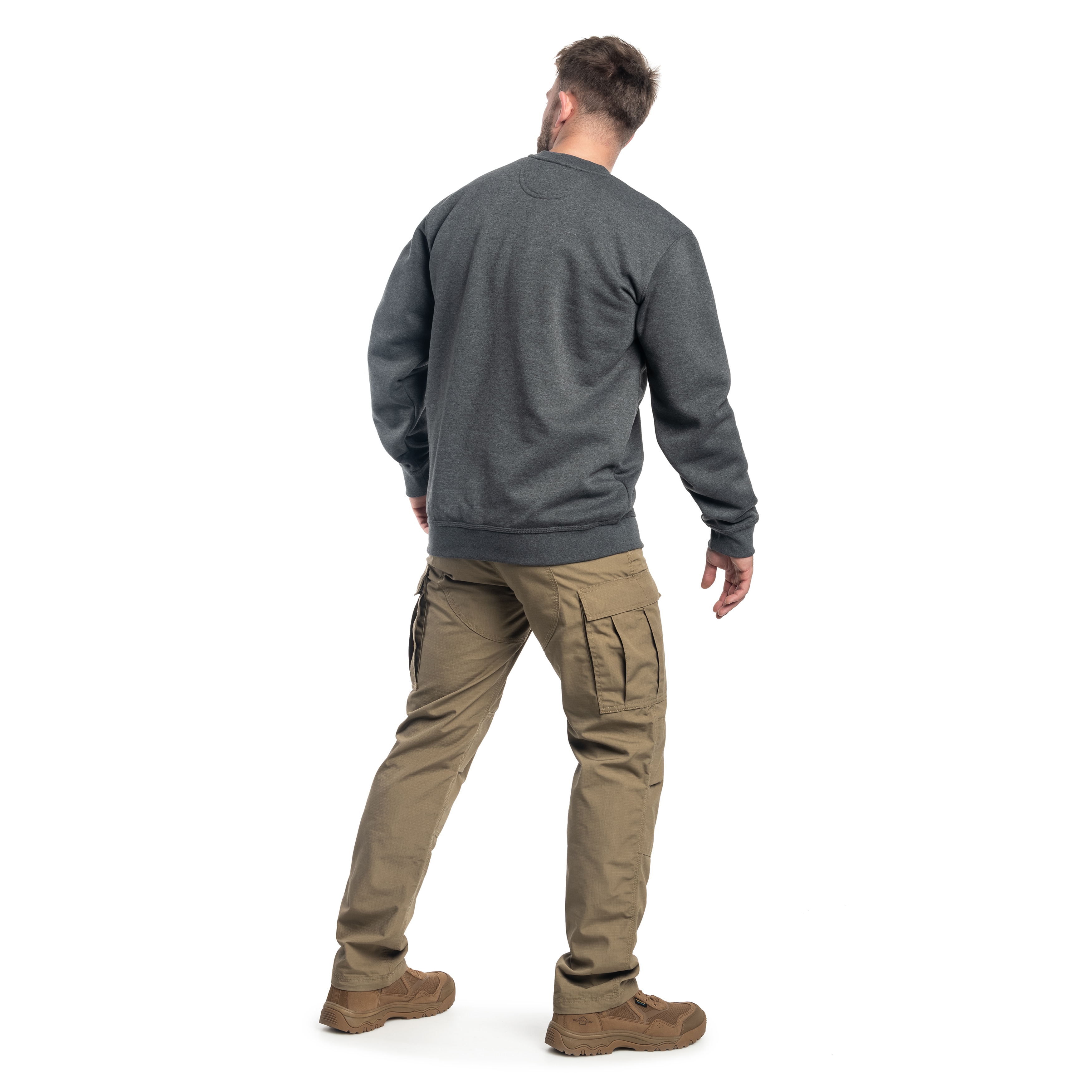 Felpa Carhartt Midweight Crewneck - Carbon