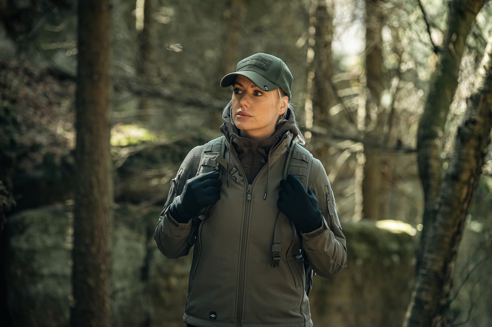 Cappellino con visiera Pentagon Nest BB - Olive