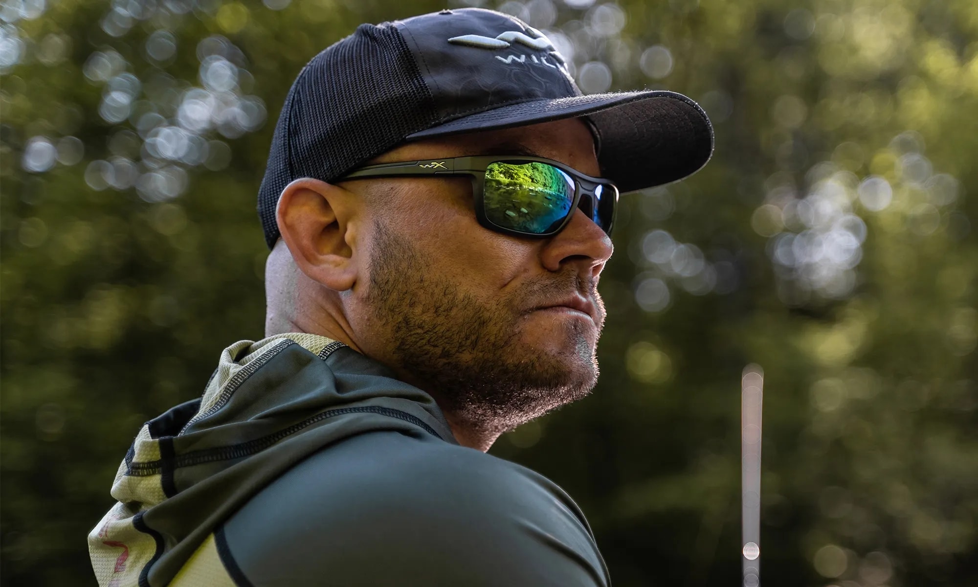 Occhiali Wiley X Kingpin - Captivate Polarized Green Mirror/Matte Graphite