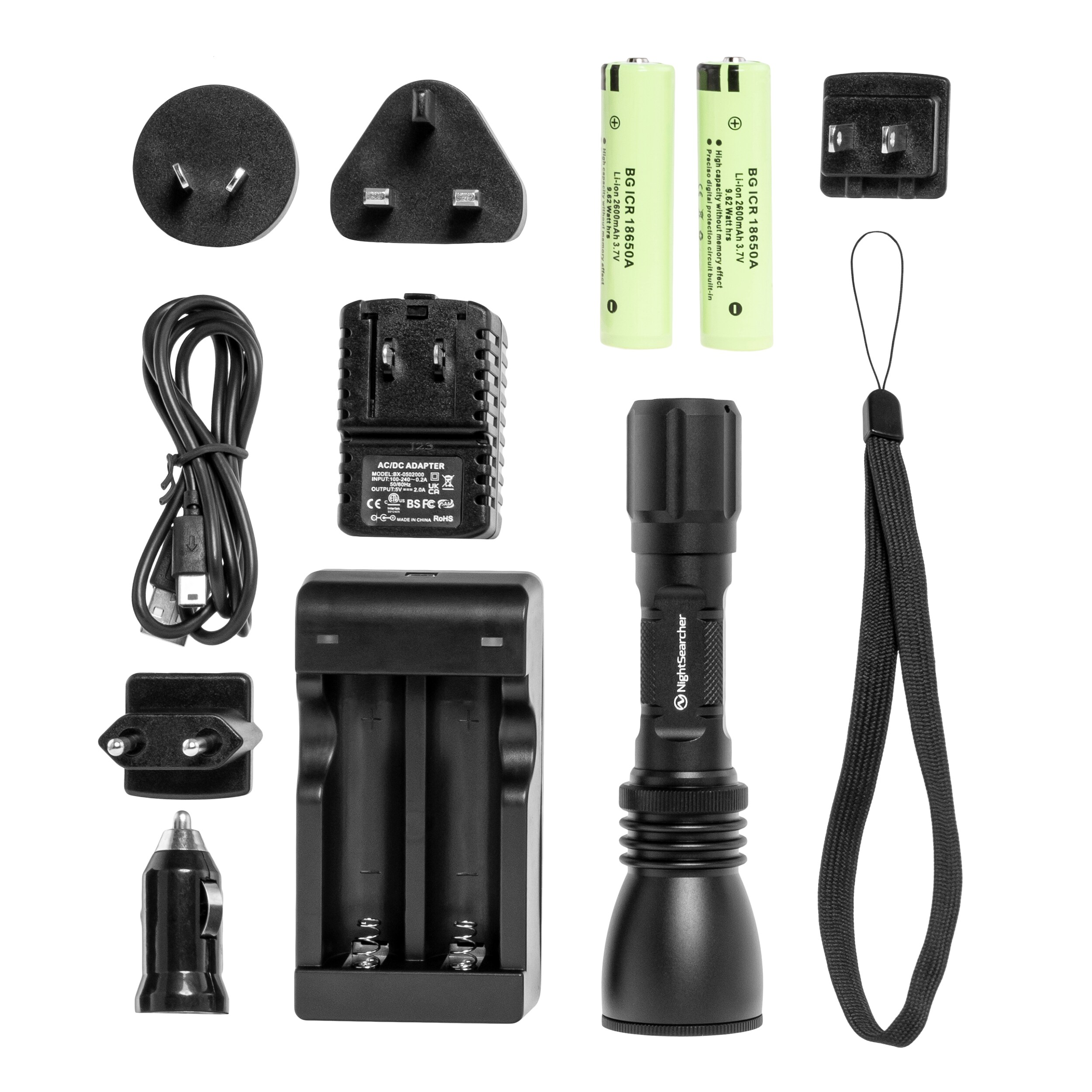 Torcia UV NightSearcher UV365 365 nm