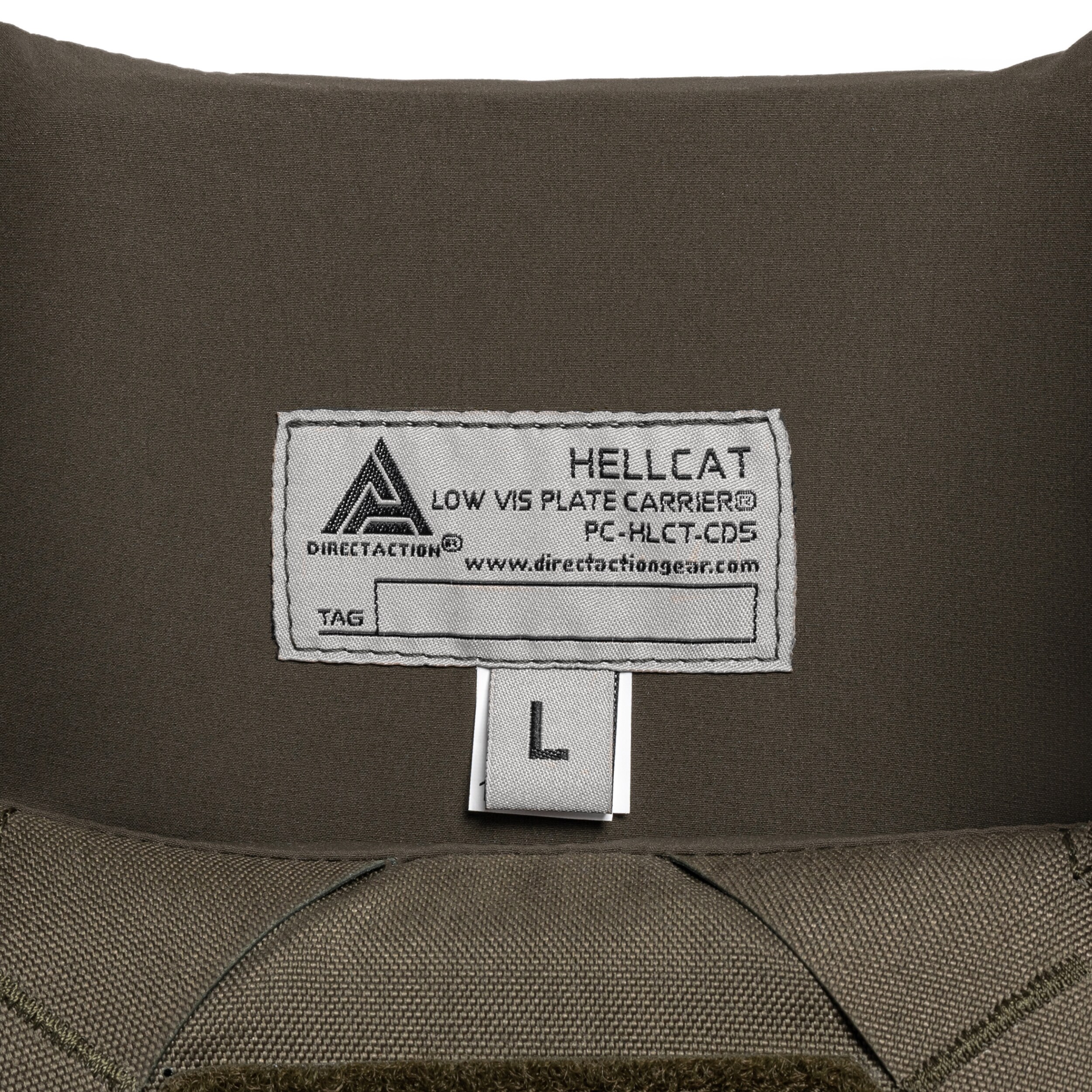Porta piastre tattico Direct Action Hellcat Low Vis - Ranger Green