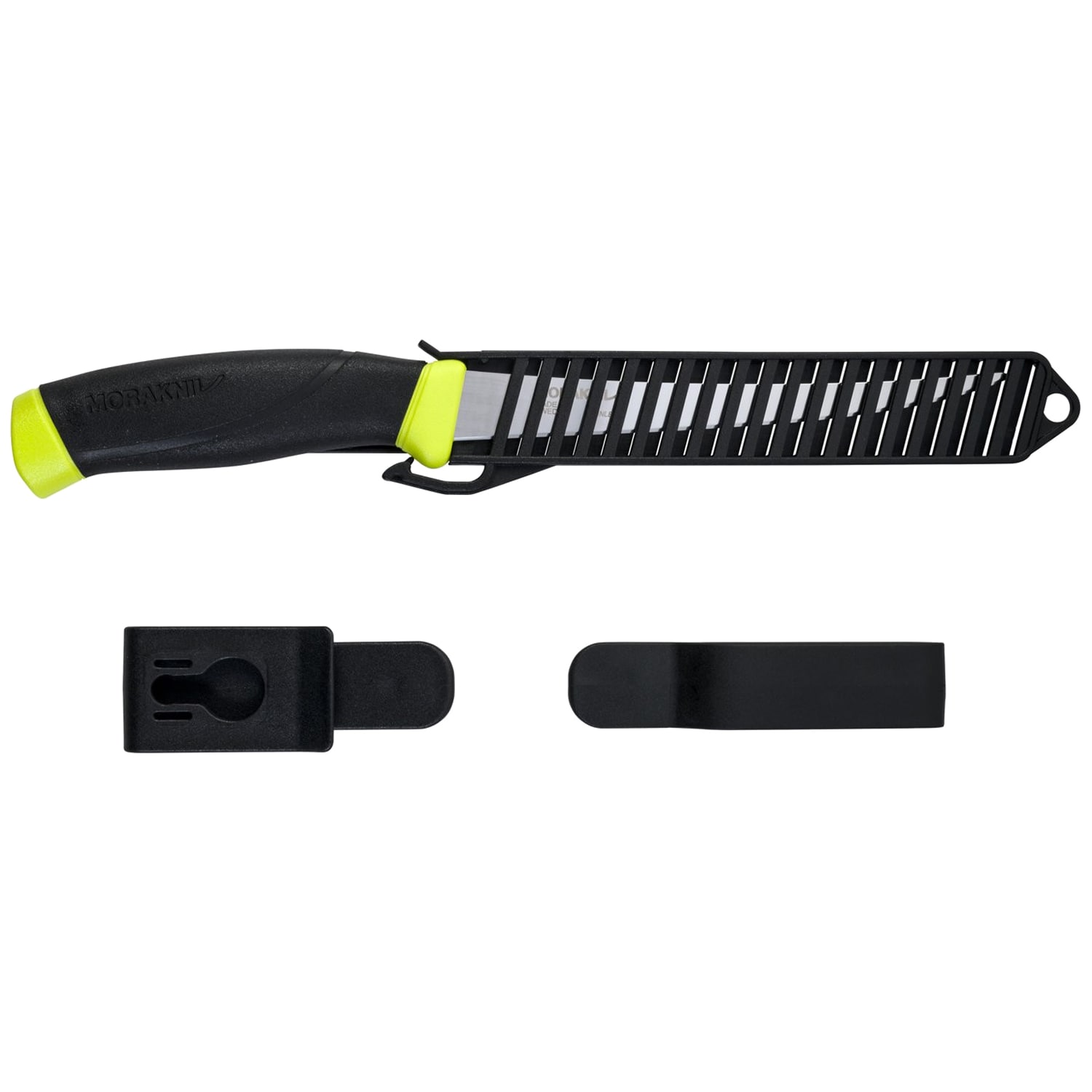 Coltello da filettare Mora Companion Fishing Fillet 155 - Black/Lime Green