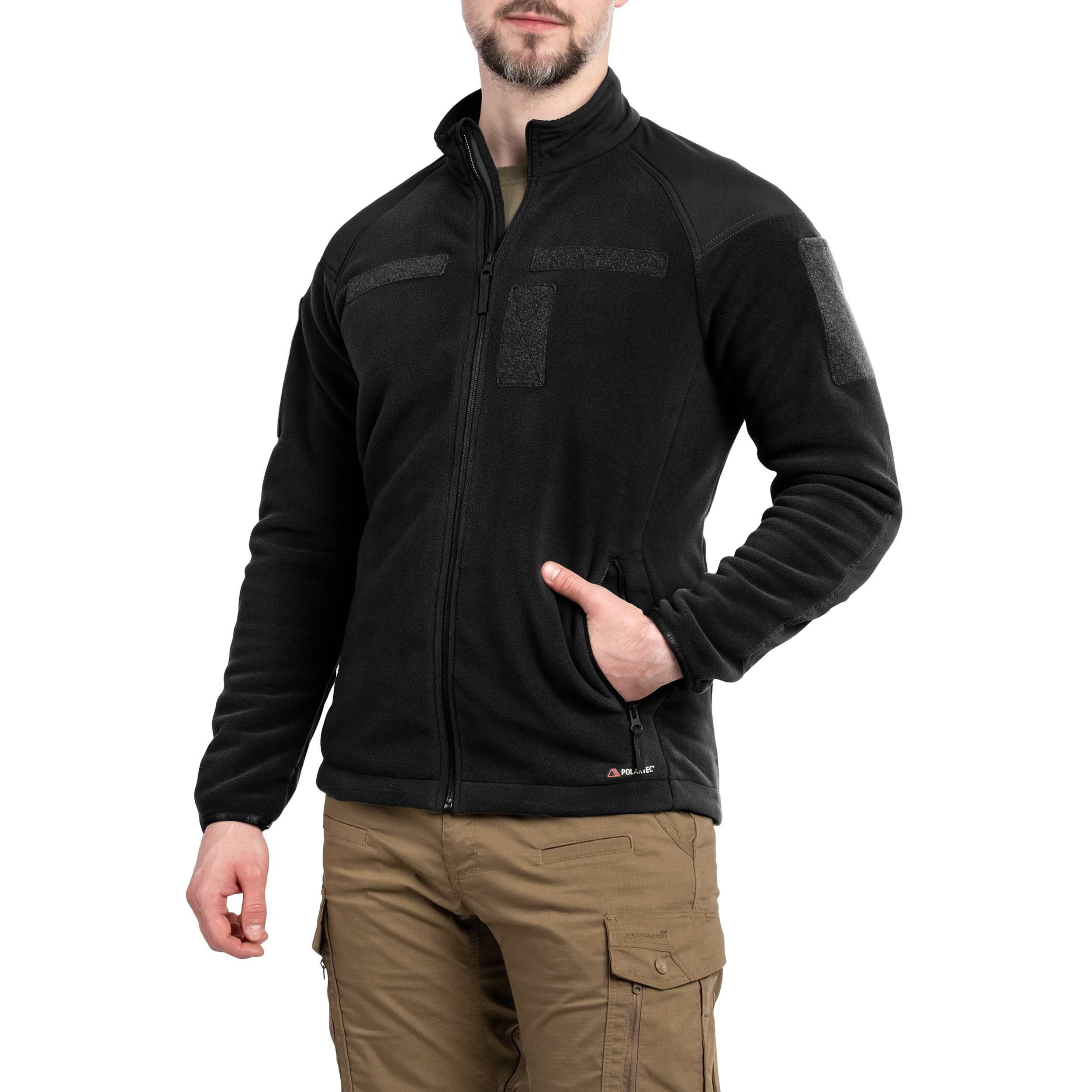 Giacca in pile M-Tac Combat Polartec - Black
