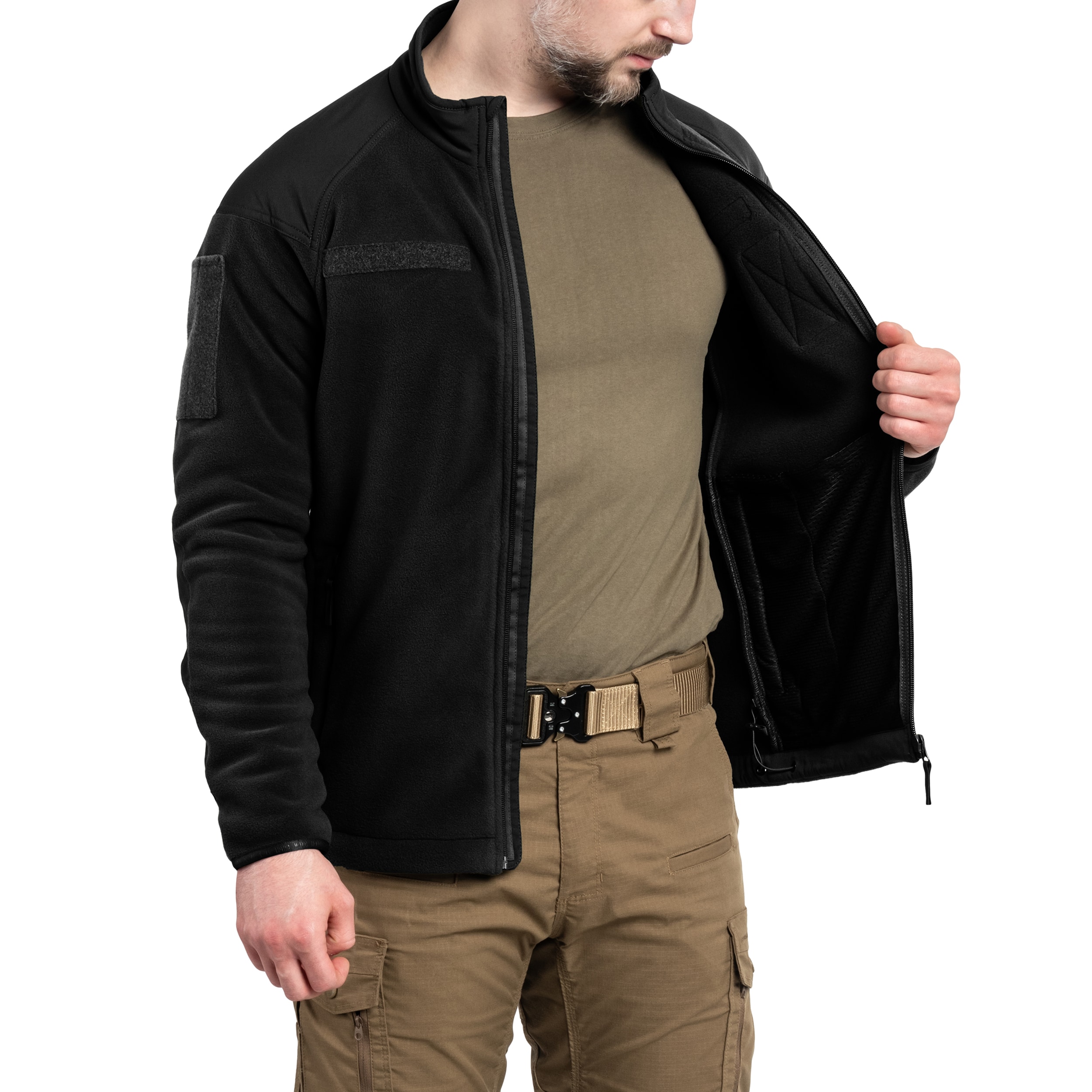 Giacca in pile M-Tac Combat Polartec - Black
