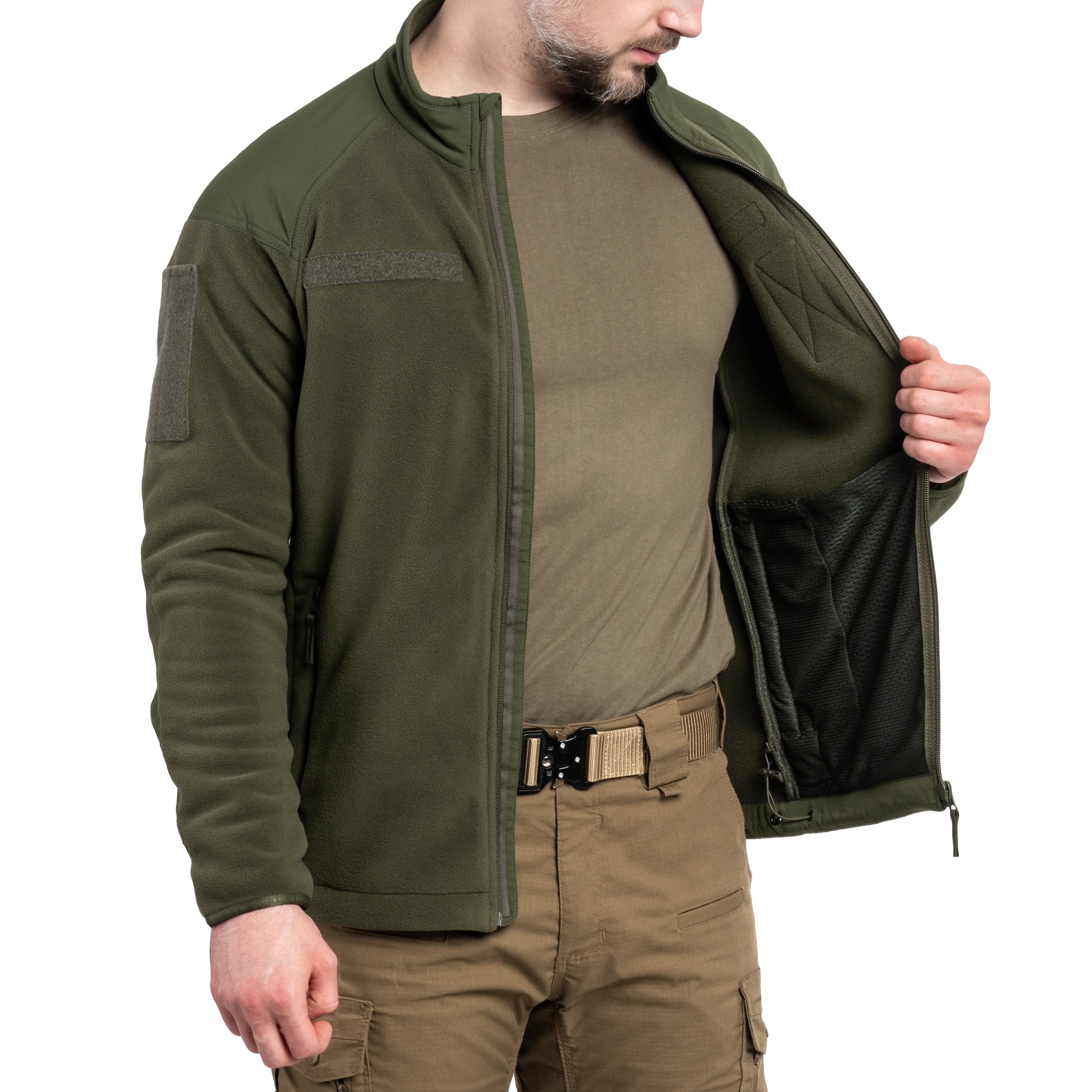 Pile M-Tac Combat Fleece Polartec Jacket - Army Olive