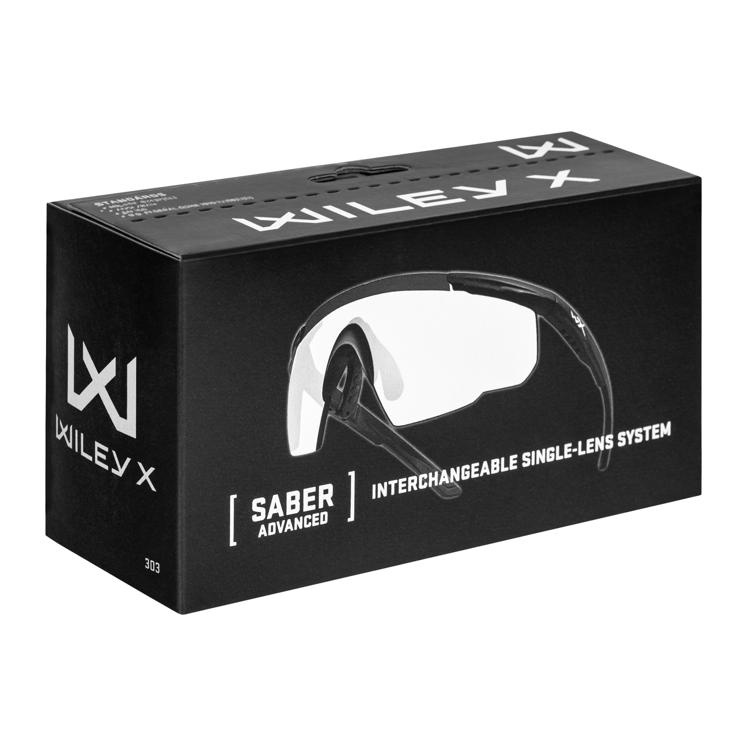 Occhiali tattici Wiley X Saber Advanced - Clear Matte Black