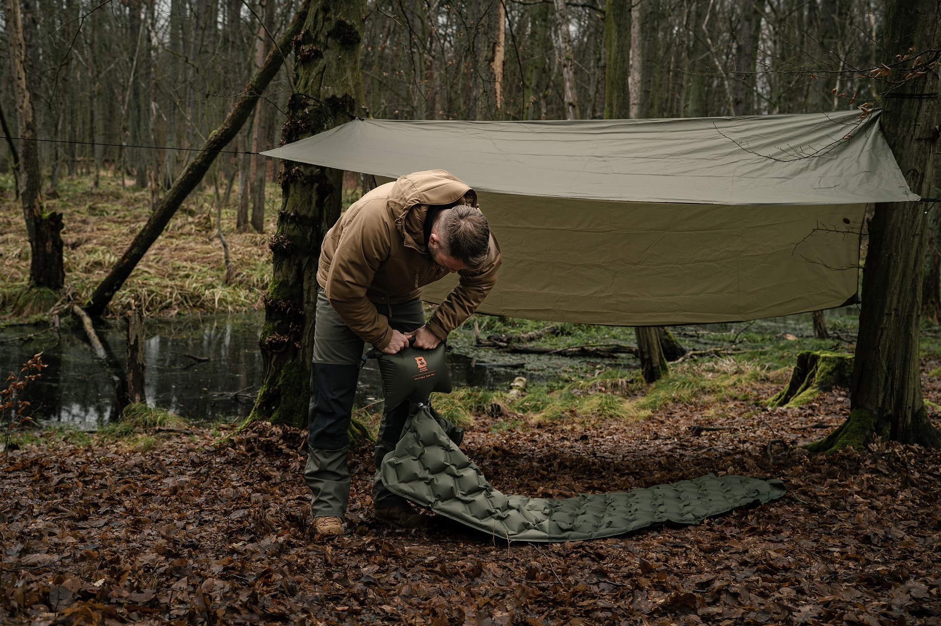 Telo Badger Outdoor X-Rain Tarp - Olive