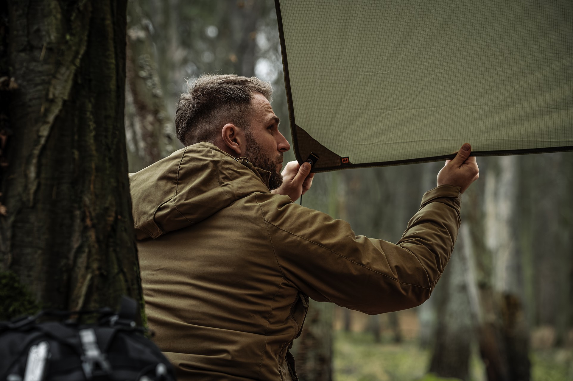 Telo Badger Outdoor X-Rain Tarp - Olive