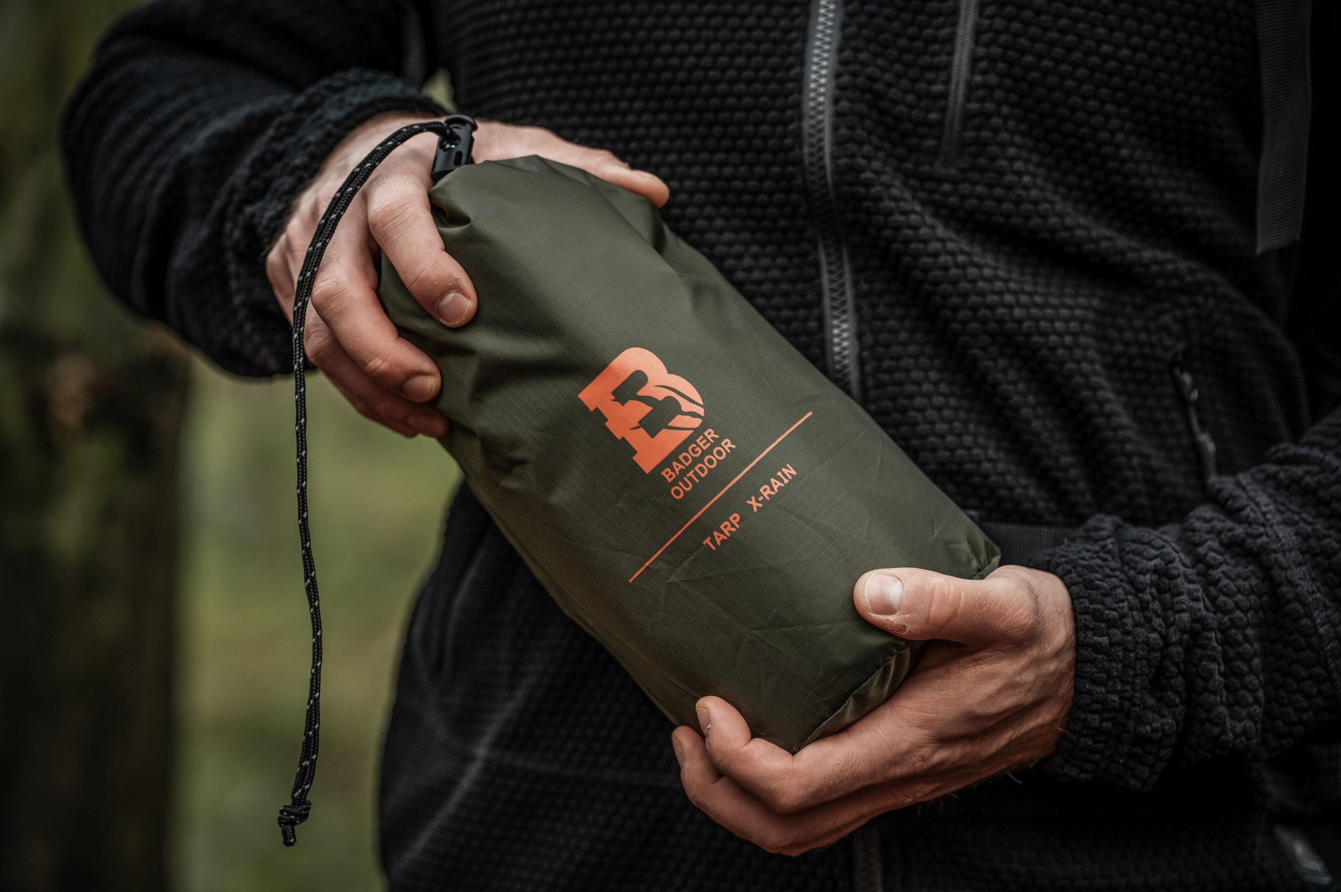 Telo Badger Outdoor X-Rain Tarp - Olive