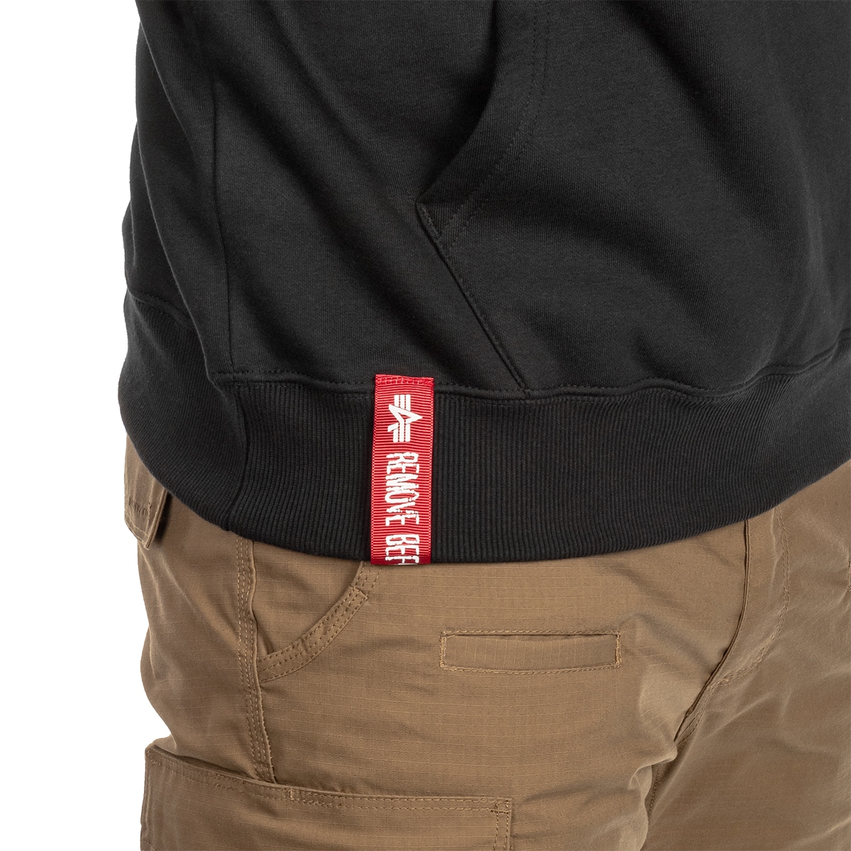 Felpa con cappuccio Alpha Industries Basic - Black