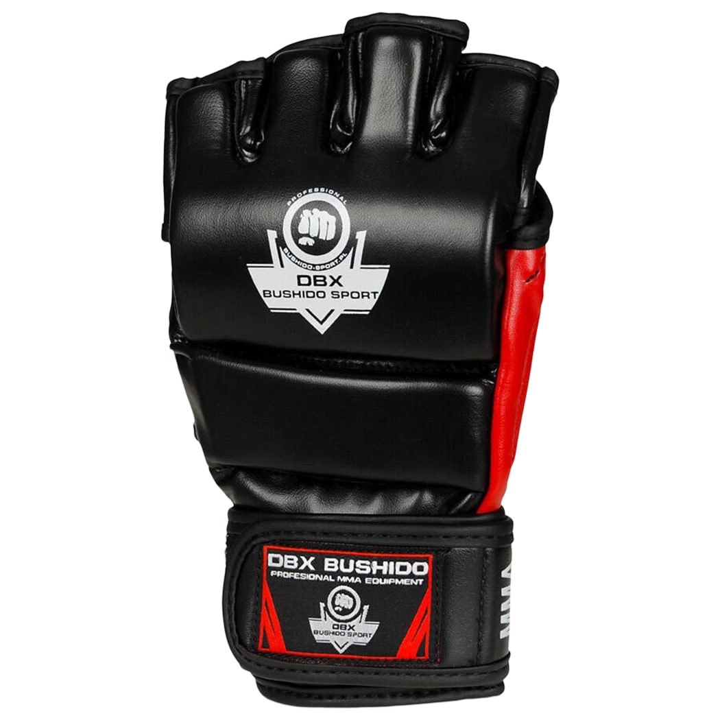 Guanti MMA DBX Bushido E1V3 - Nero/Rosso