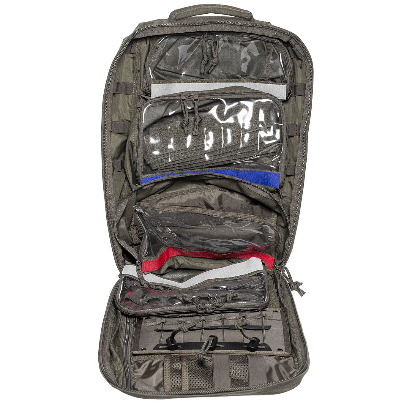 Zaino medico Tasmanian Tiger Medic Assault Pack L MKII IRR 19 l - Stone Grey Olive