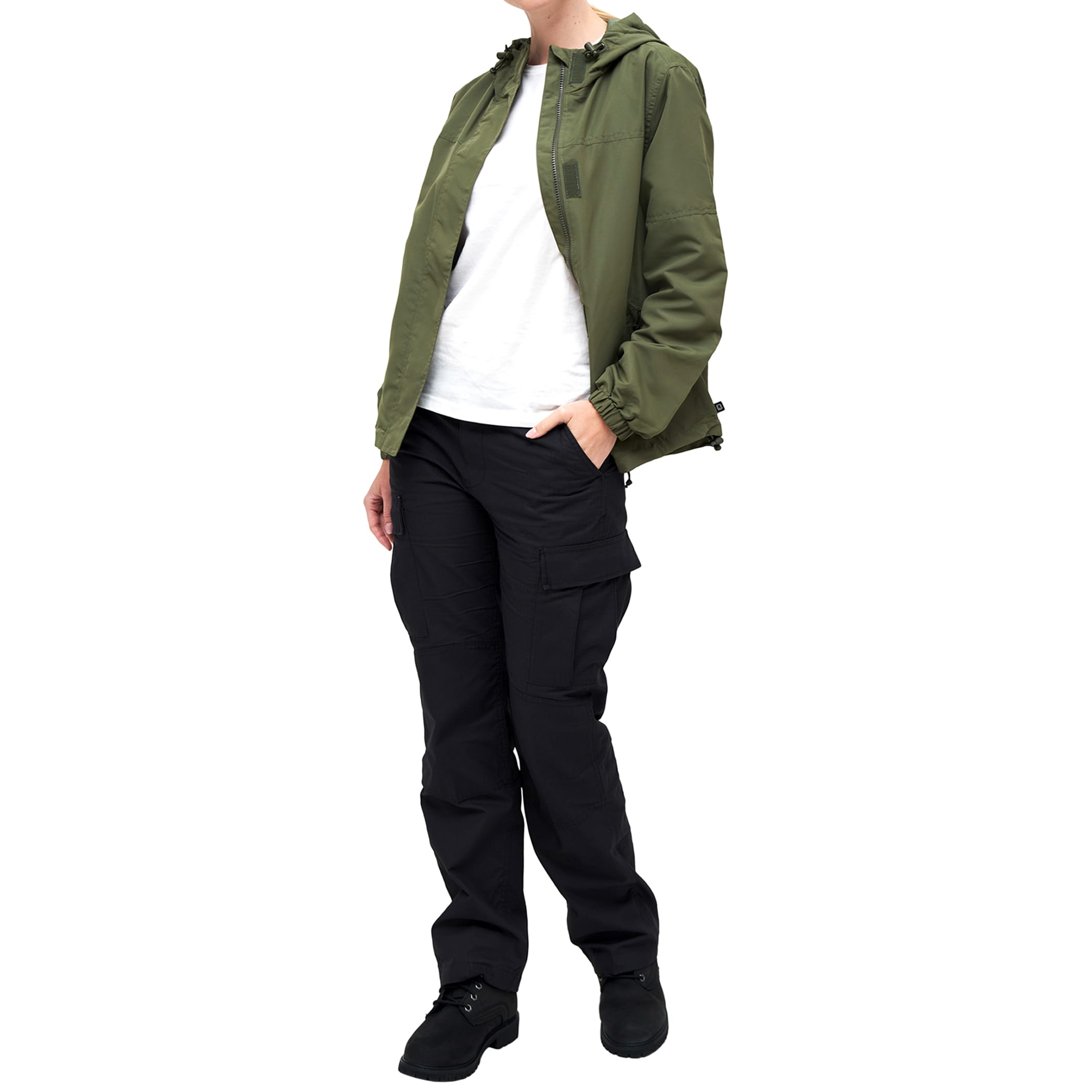 Giacca antivento da donna Brandit Summer Windbreaker Frontzip - Olive