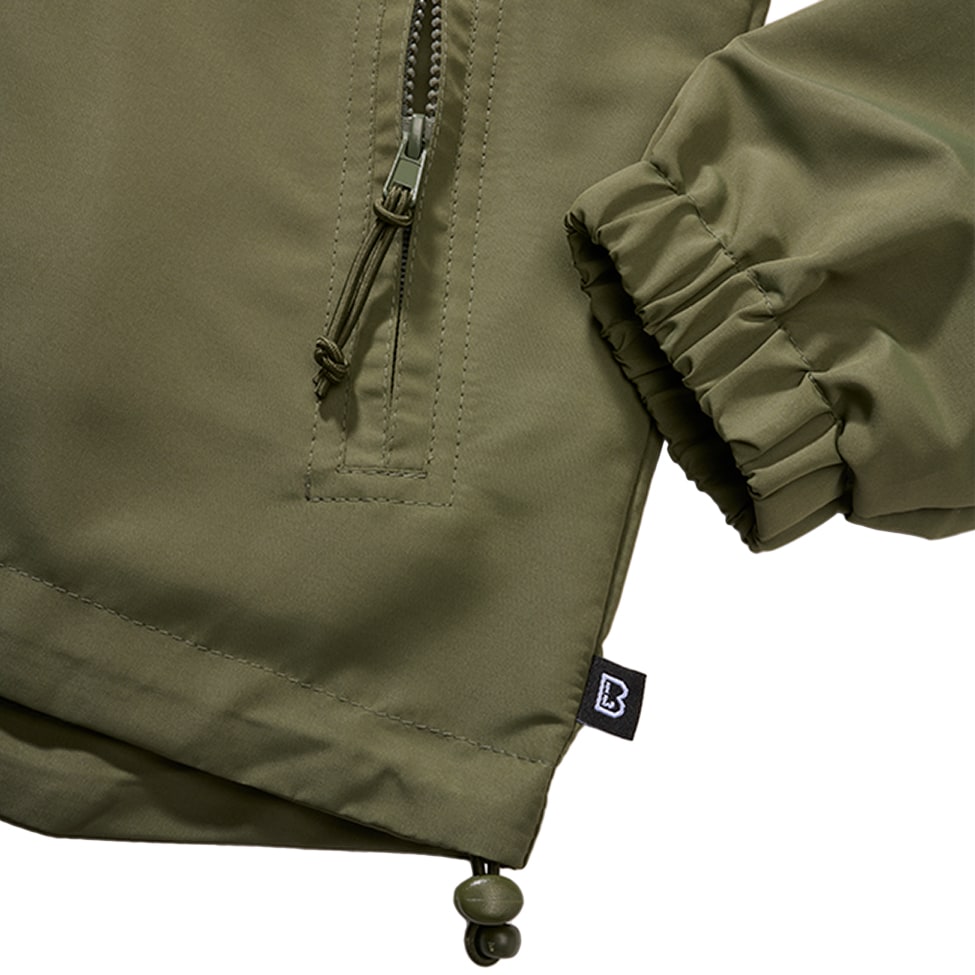 Giacca antivento da donna Brandit Summer Windbreaker Frontzip - Olive