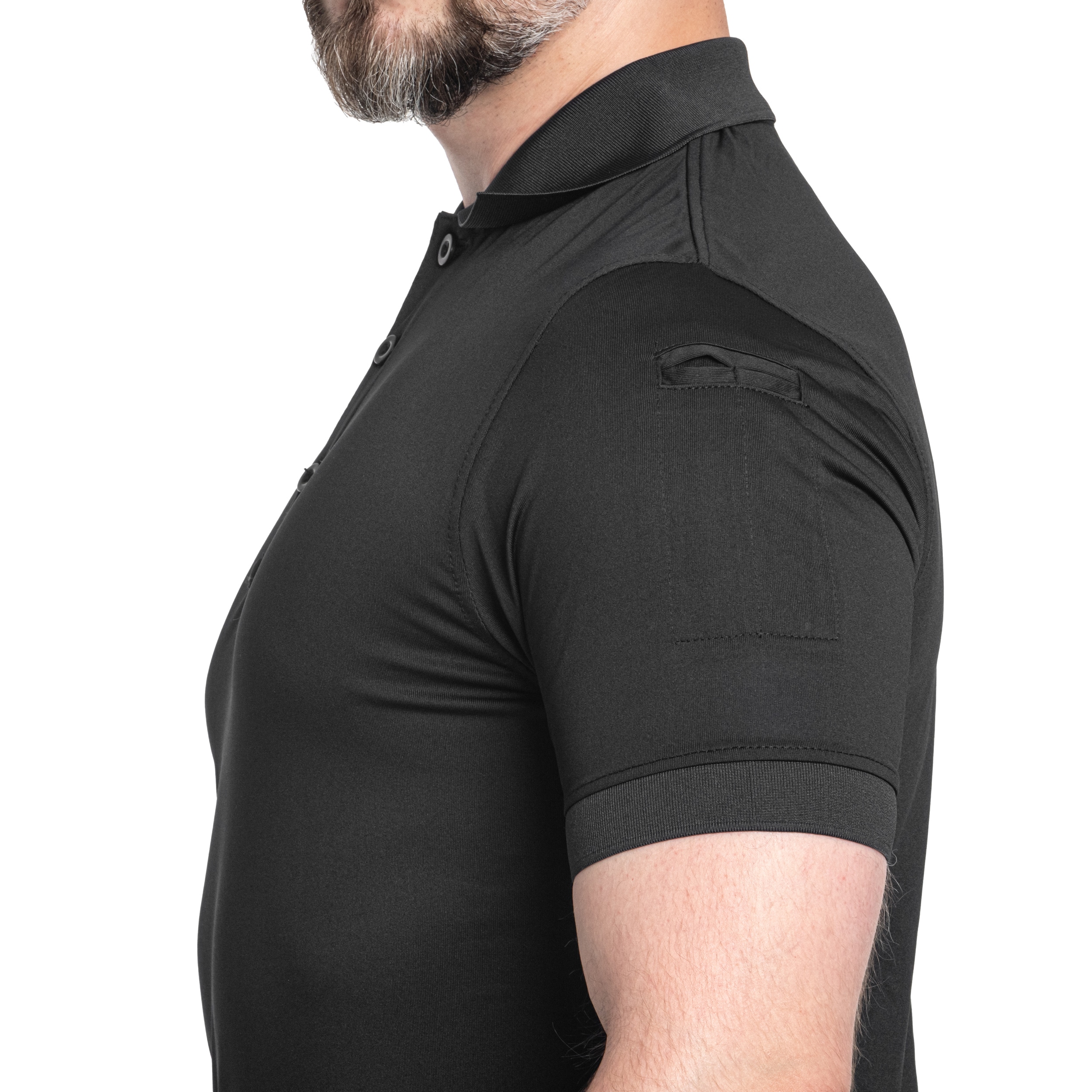 Maglietta termica polo Stoirm Performance Tactical P-01 - Black