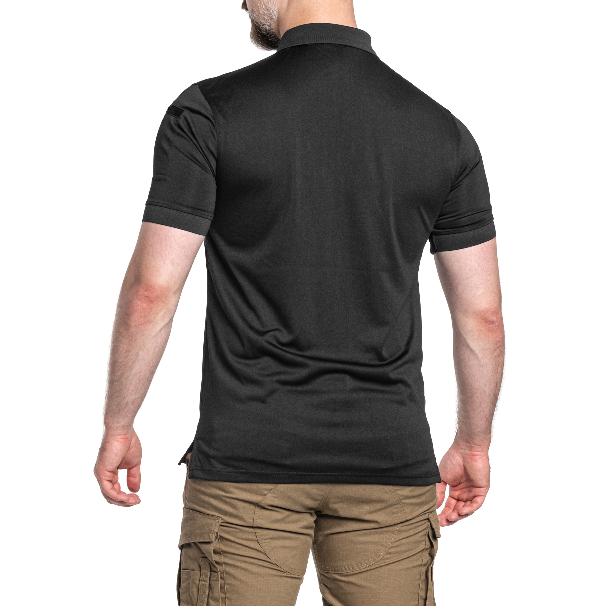 Maglietta termica polo Stoirm Performance Tactical P-01 - Black