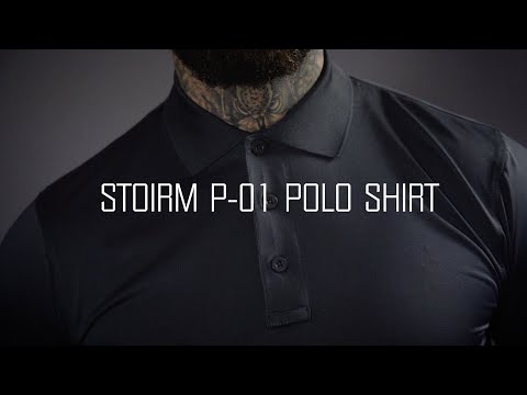 Maglietta termica polo Stoirm Performance Tactical P-01 - Black