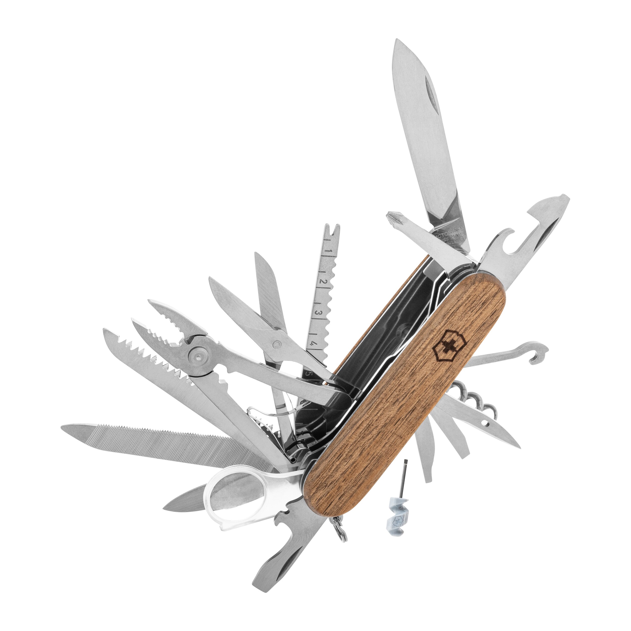 Coltello tascabile Victorinox Swiss Champ Wallnut Wood