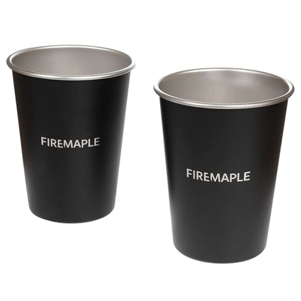 Tazza Fire Maple Antarcti Stainless Steel 350 ml 2 pezzi - Black