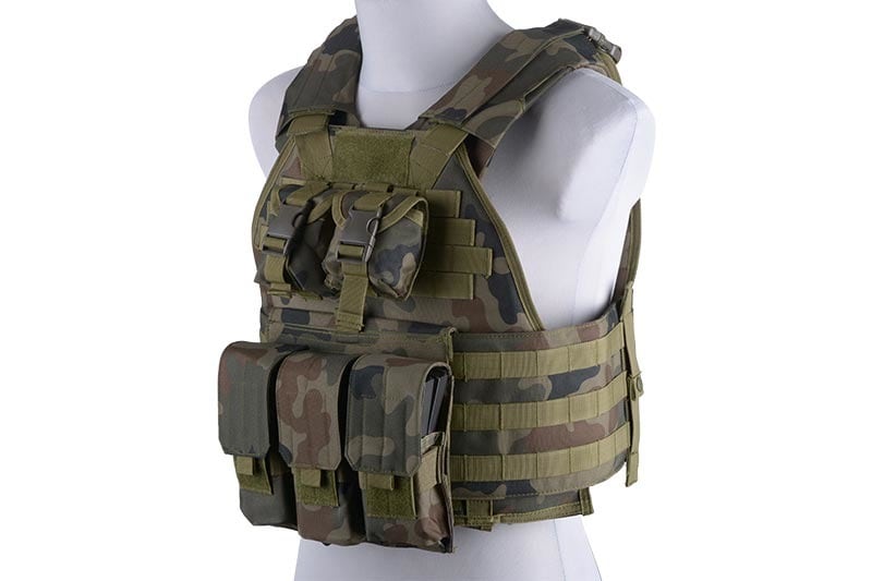 Gilet tattico GFC Plate Carrier - wz.93 Pantera PL Woodland