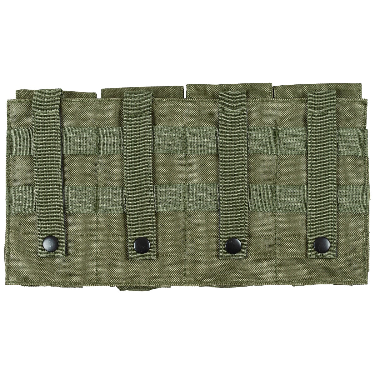 Tasca porta caricatori MFH Pouch 4 Compartments MOLLE per 4 caricatori - OD Green
