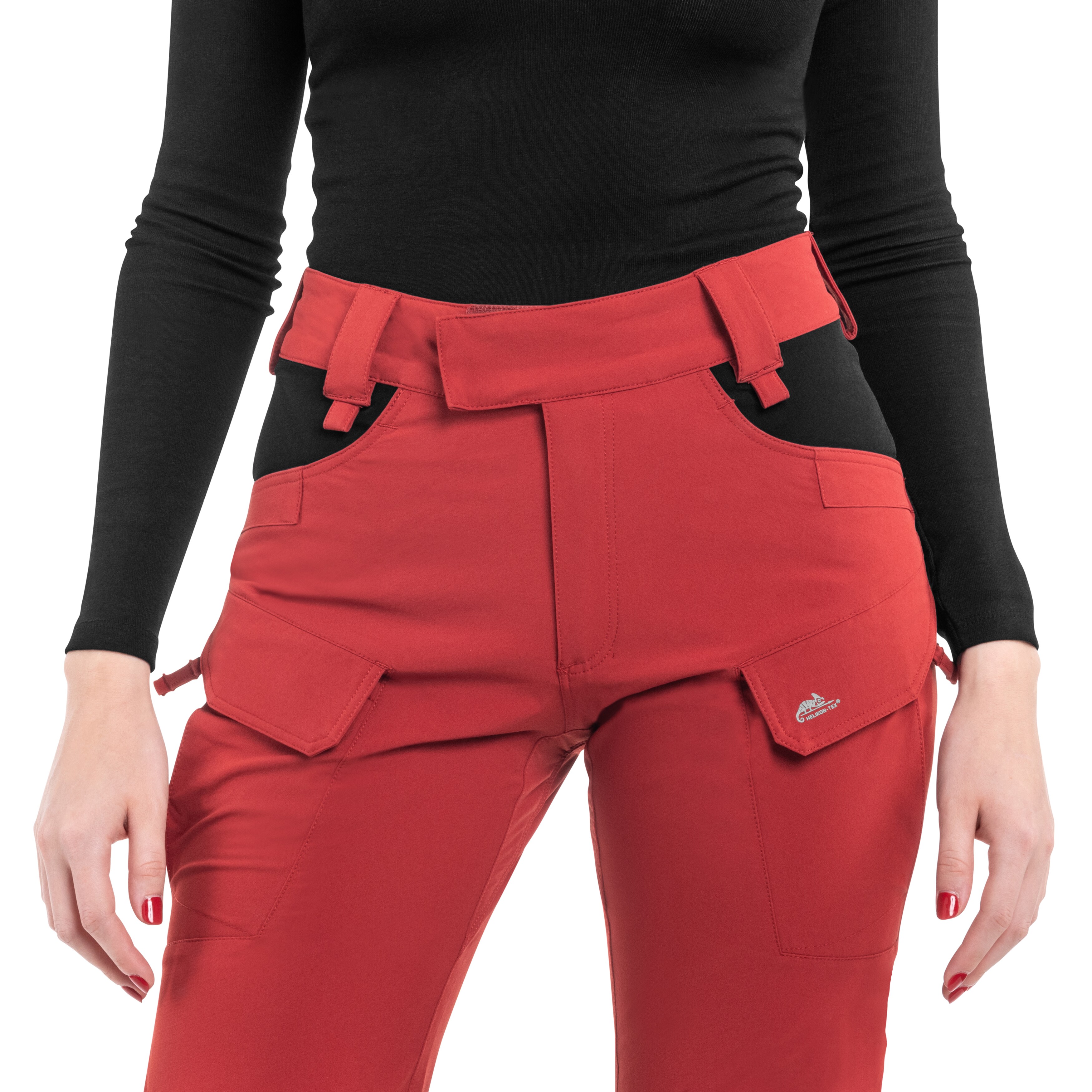 Pantaloni da donna Helikon-Tex OTP VersaStretch - Crimson Sky/Black