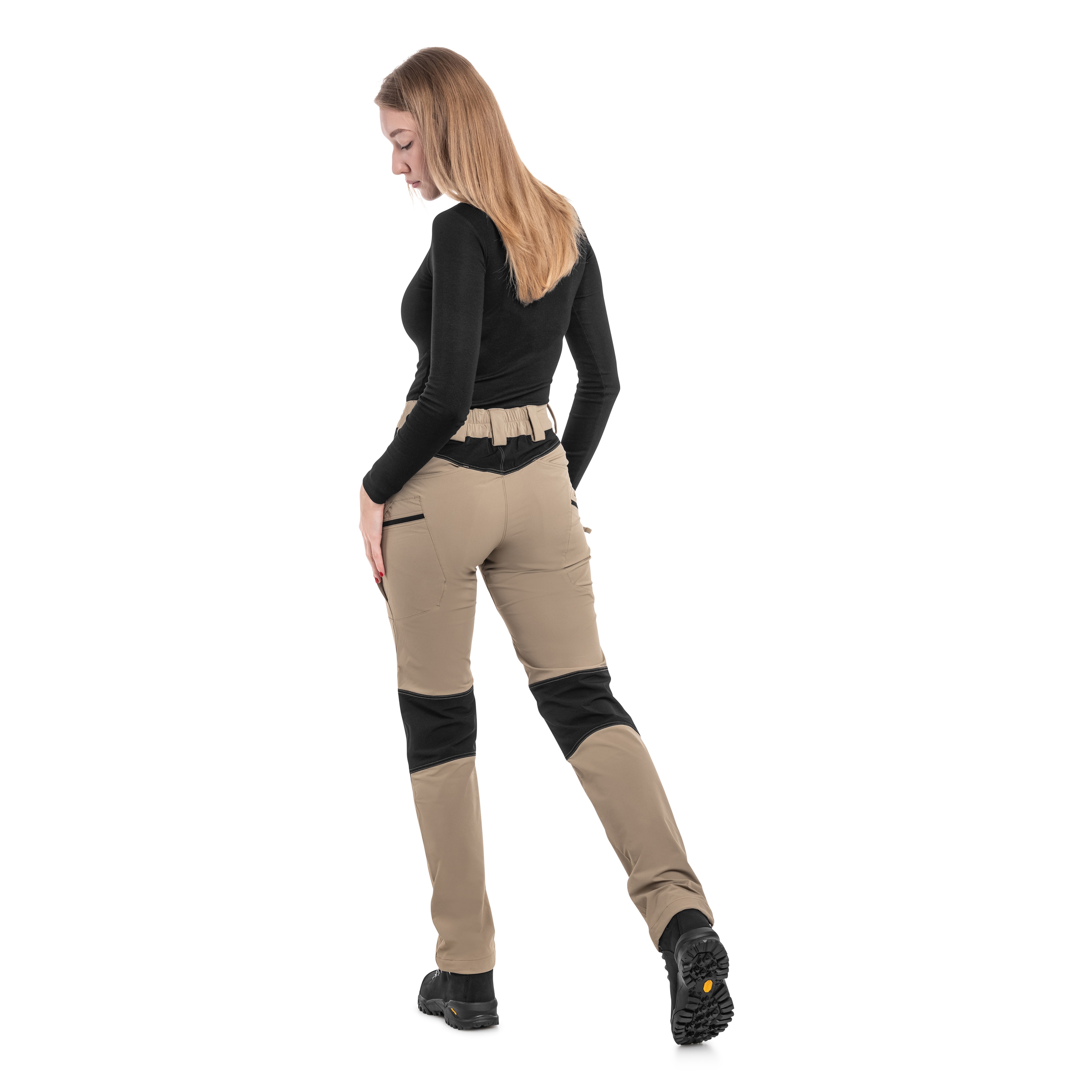 Pantaloni da donna Helikon-Tex OTP VersaStretch - Khaki/Black