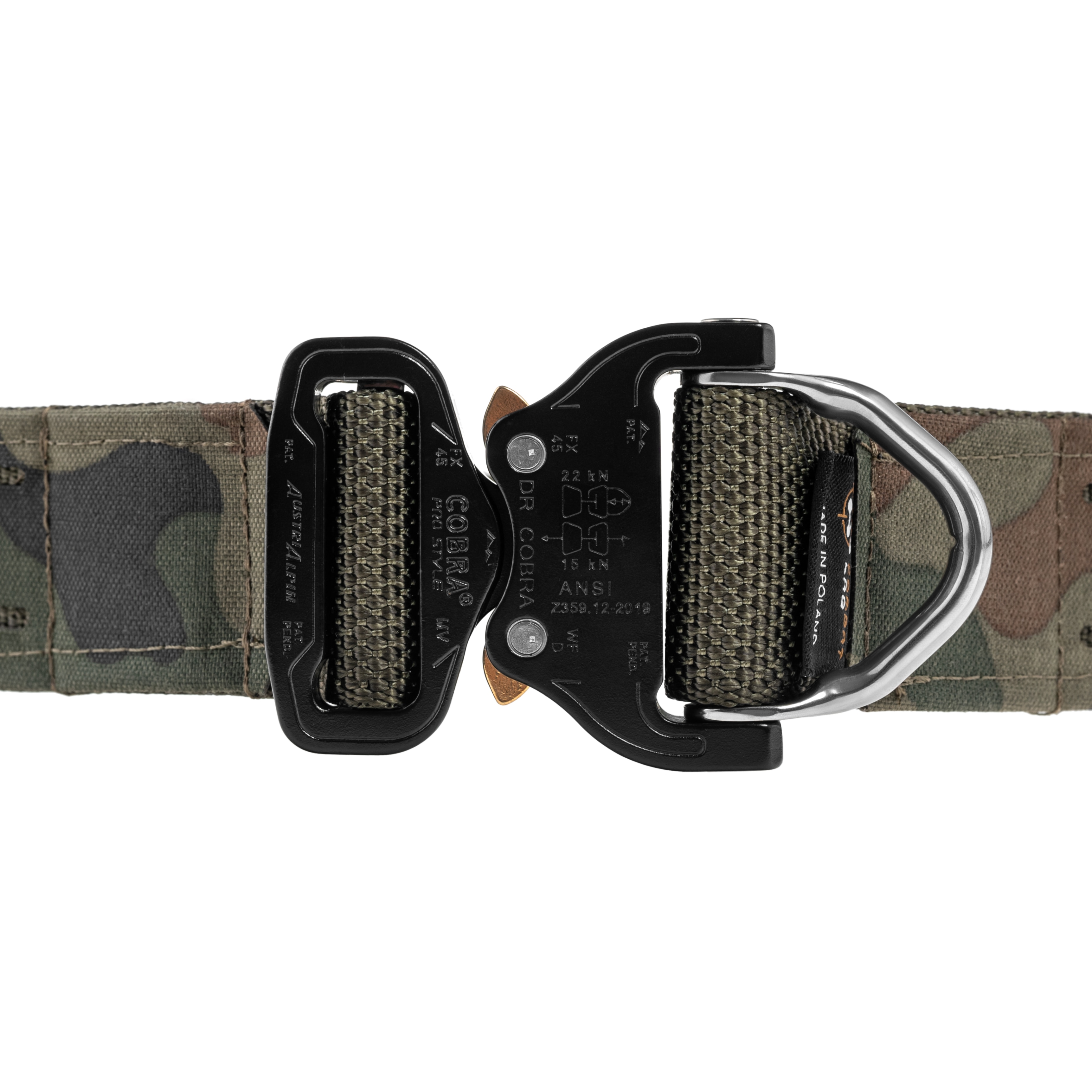 Cintura tattica Combat Lab Cobra D-Ring MOLLE - wz.93 Pantera PL Woodland