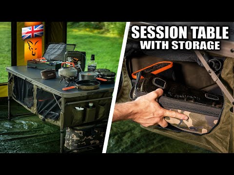 Tavolo pieghevole Fox Storage Session Table con vano portaoggetti