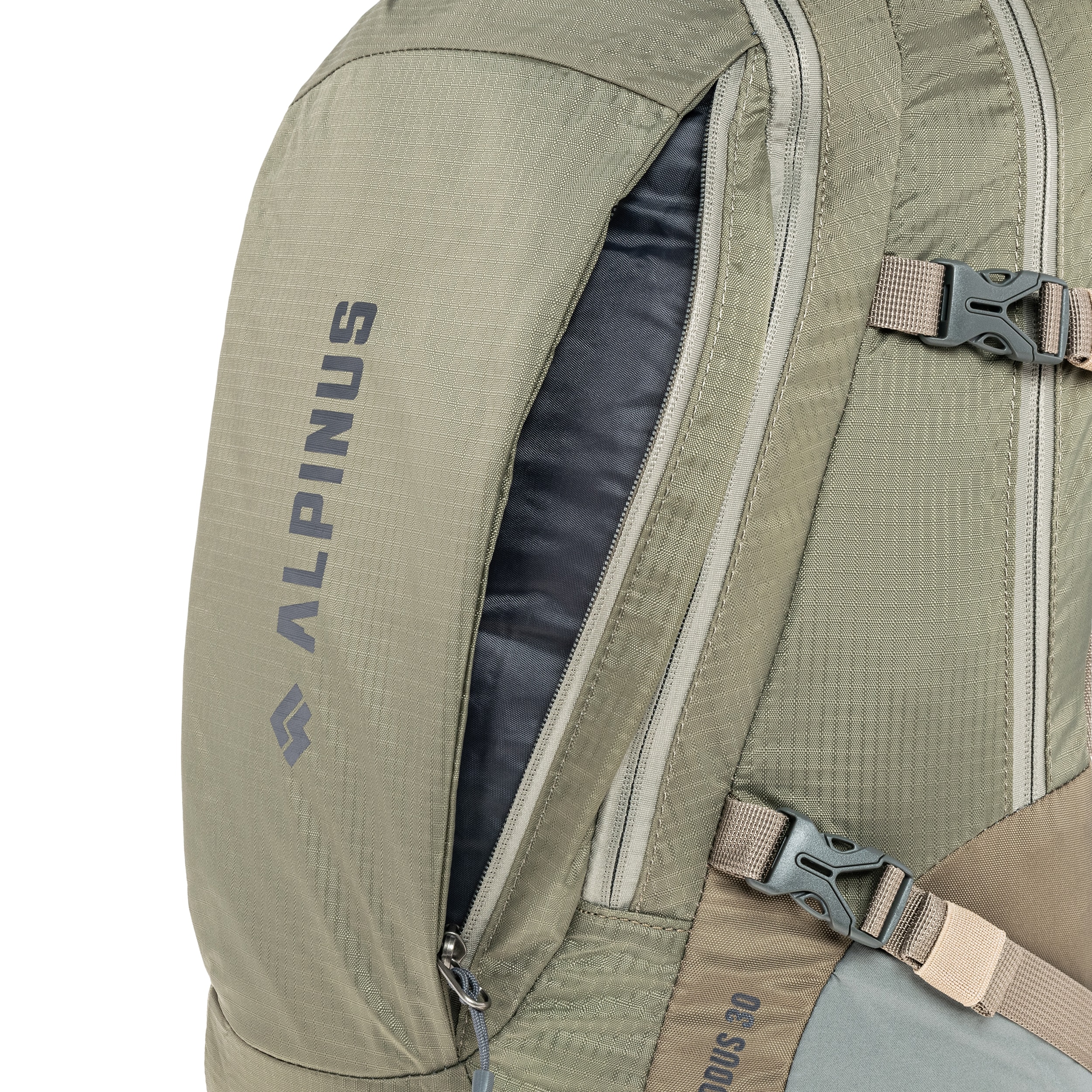 Zaino Alpinus Muddus 30 l - Sabbia Verde