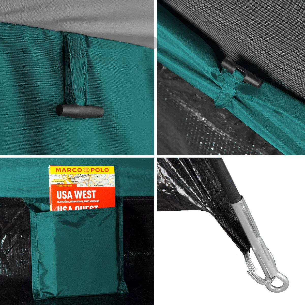 Tenda Nils Camp Hiker NC6010 per 2 persone - Verde