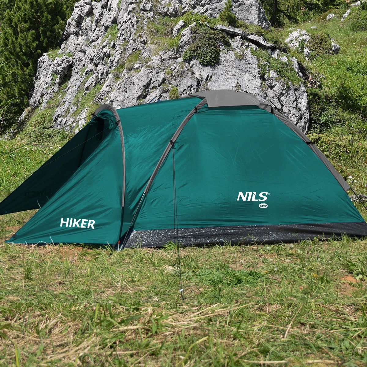 Tenda Nils Camp Hiker NC6010 per 2 persone - Verde