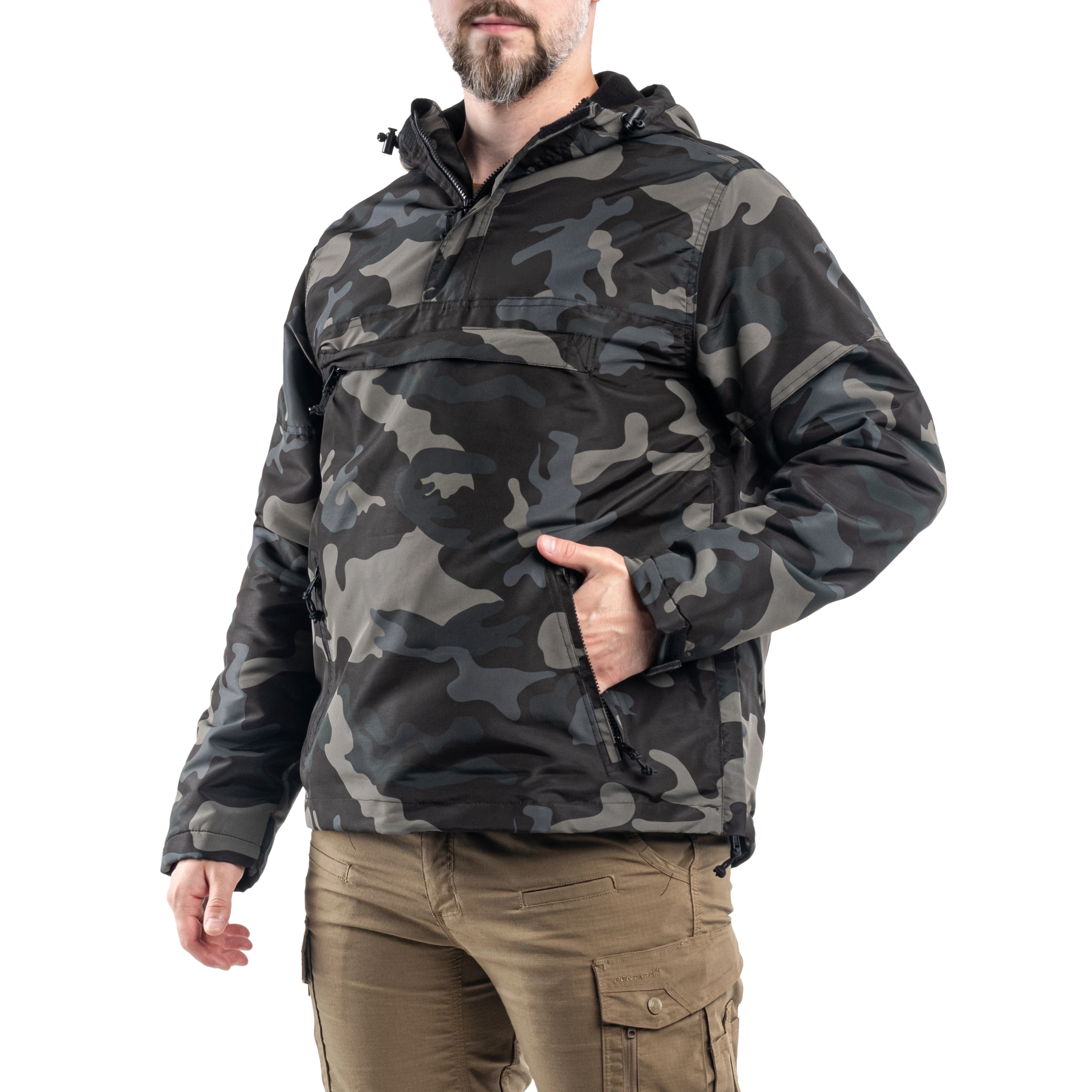 Giacca Brandit Windbreaker - Dark Camo