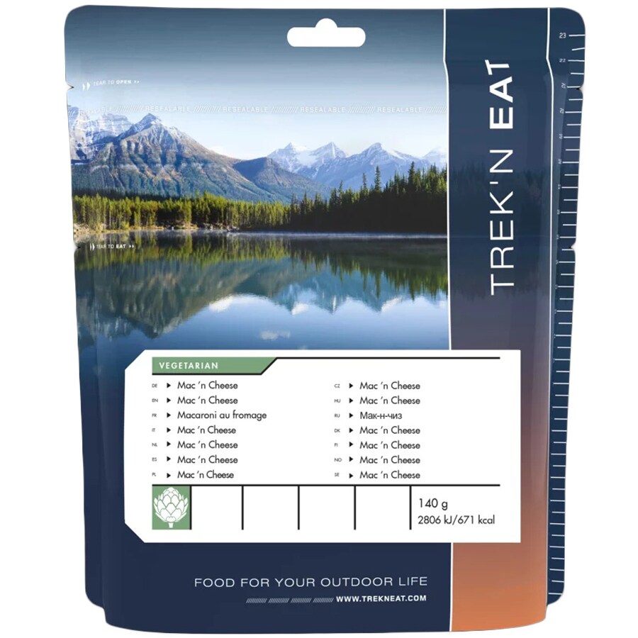 Pasto liofilizzato Trek'n Eat - Pasta con salsa al formaggio 140 g/671 kcal