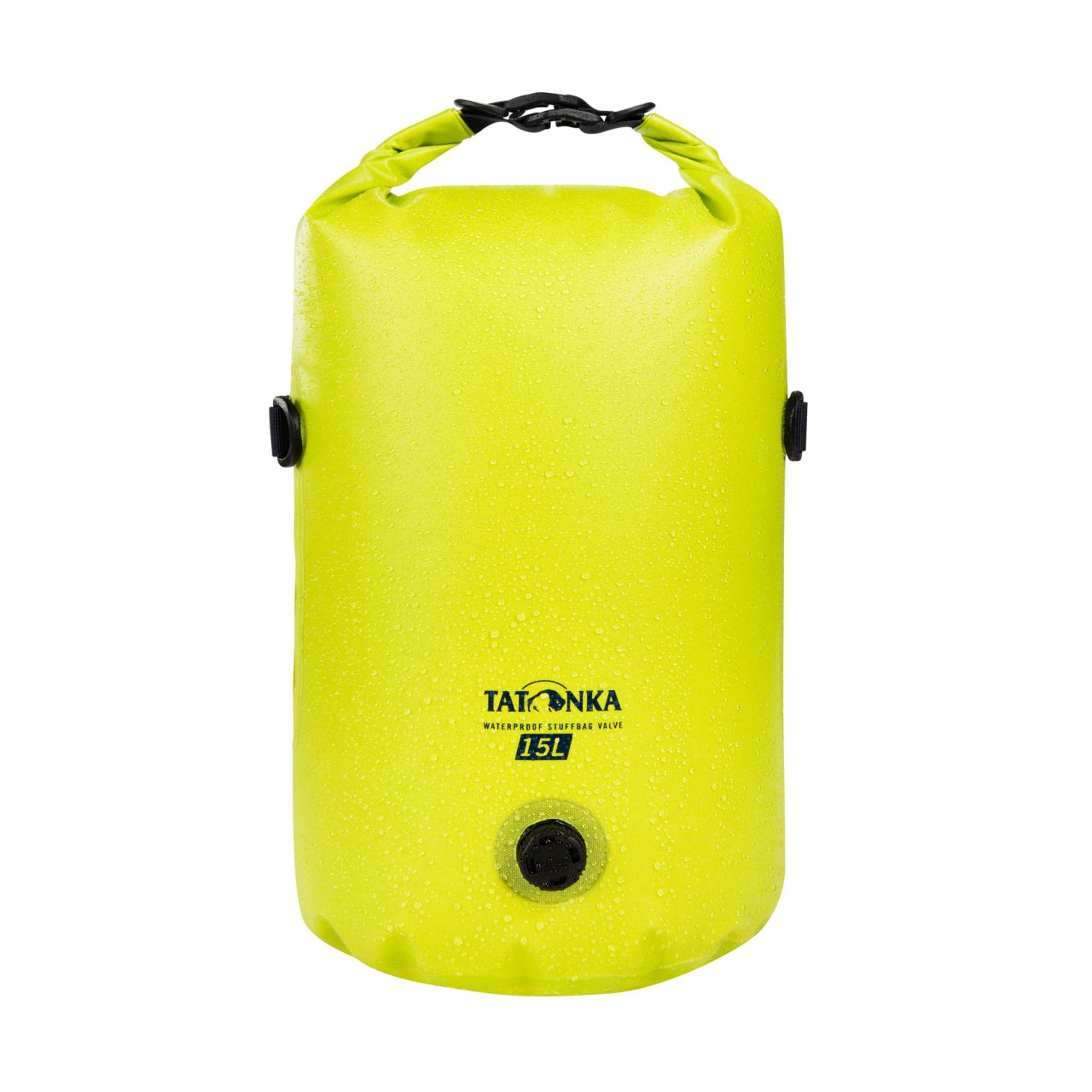 Sacca impermeabile Tatonka WP Stuffbag Valve 15 l - Lime