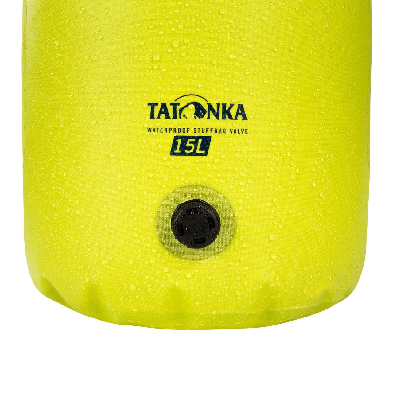 Sacca impermeabile Tatonka WP Stuffbag Valve 15 l - Lime