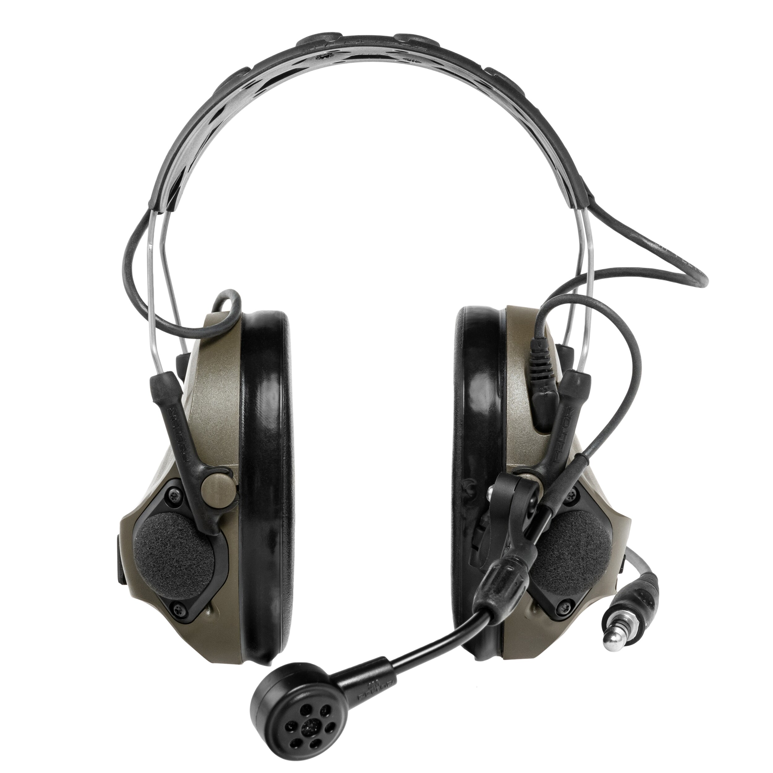Cuffie antirumore attive 3M Peltor ComTac VIII con microfono - Green