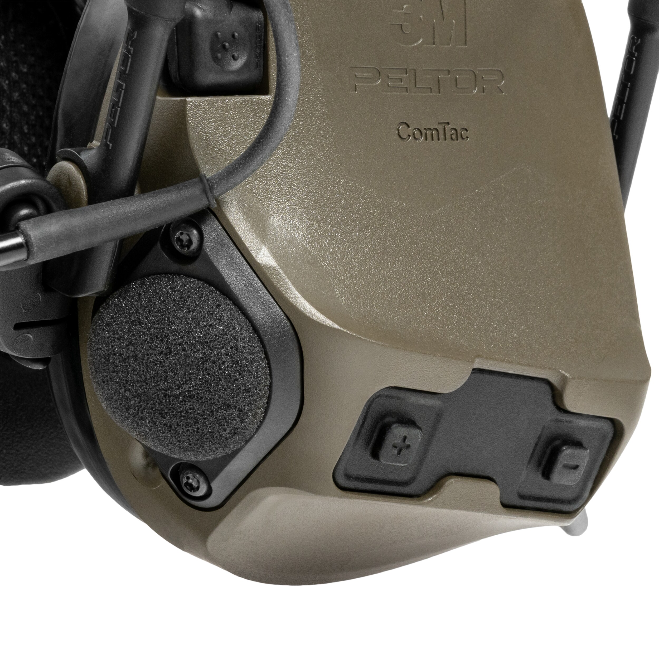 Cuffie antirumore attive 3M Peltor ComTac VIII con microfono - Green